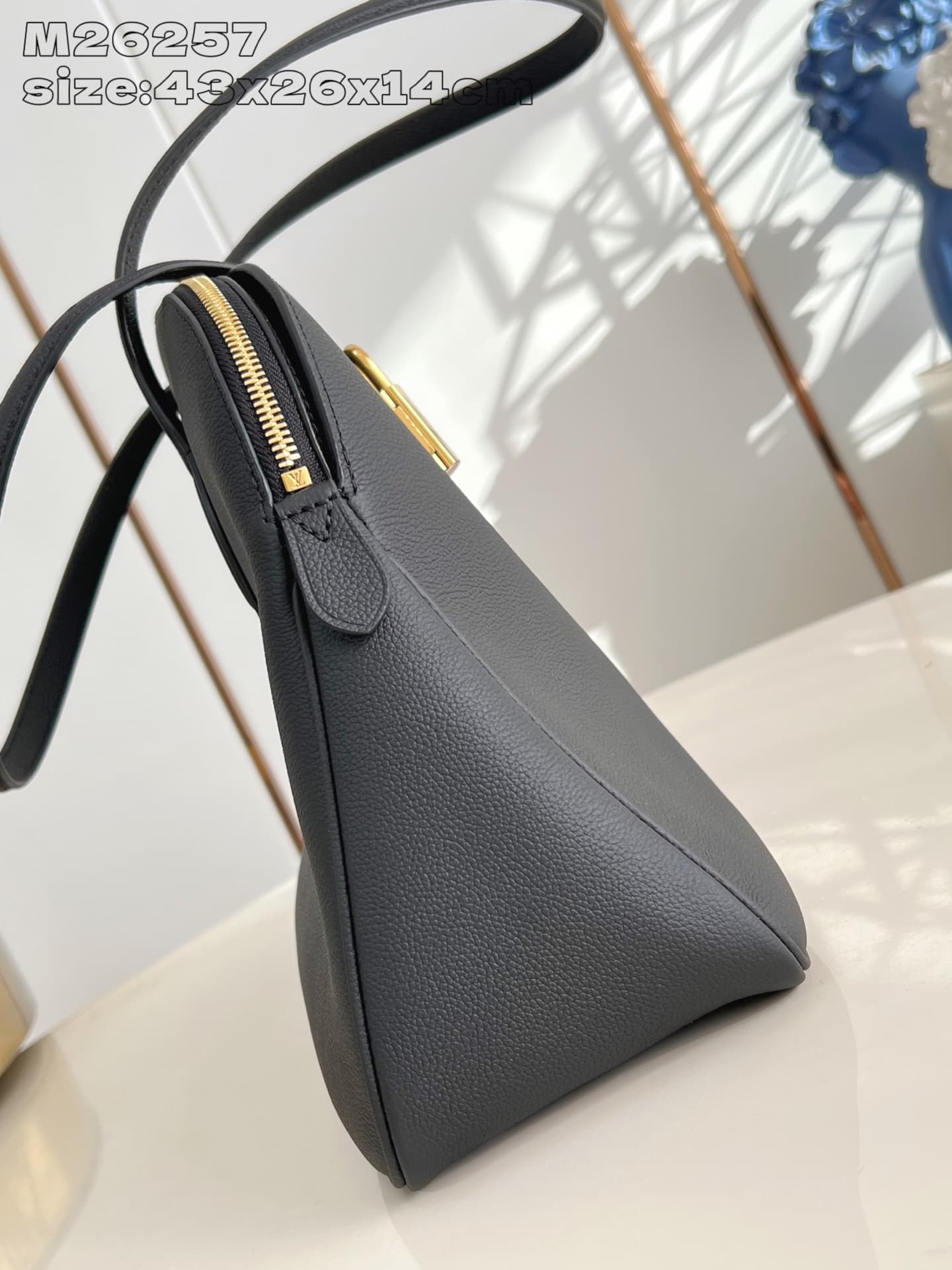 Louis Vuitton Black Tote Bag M26257