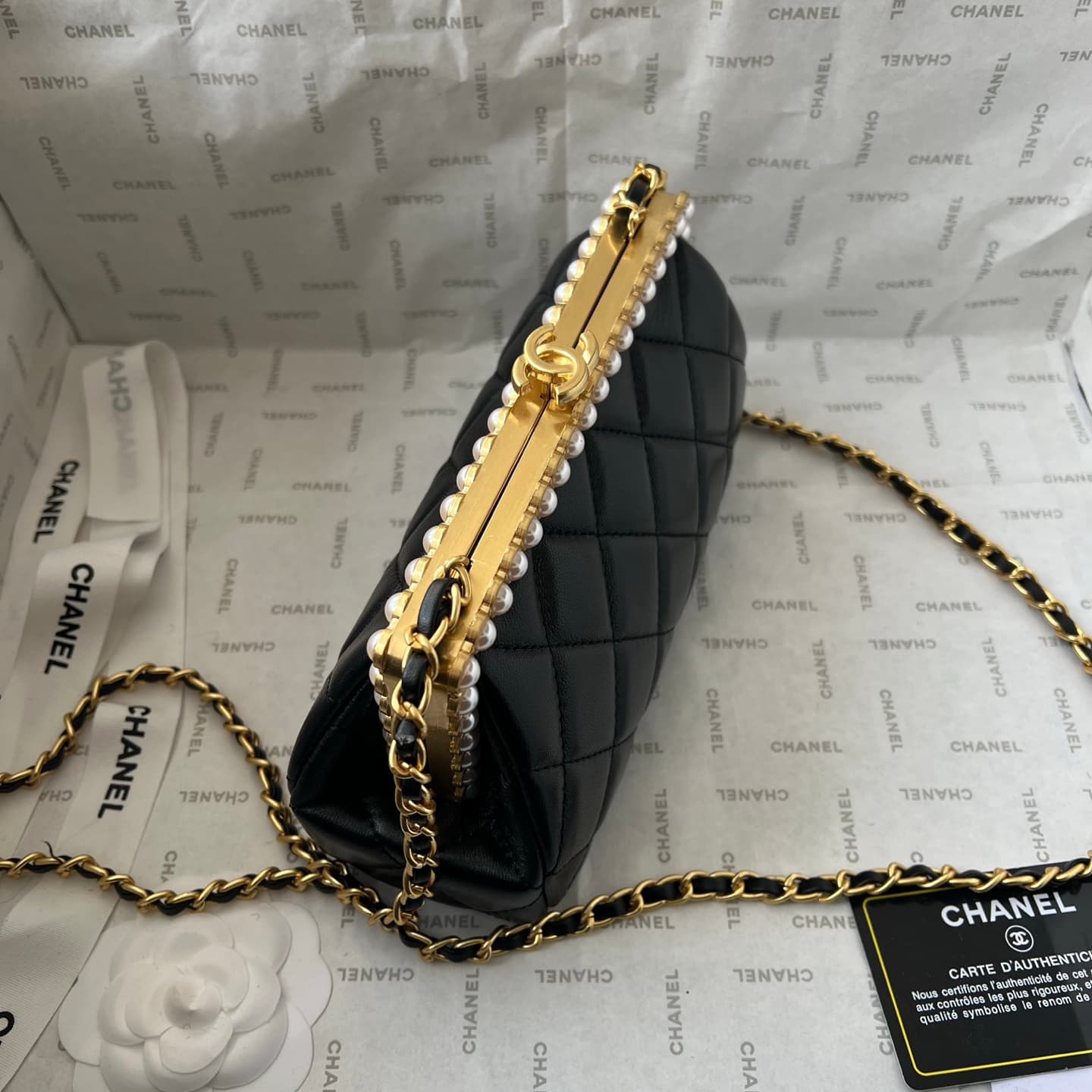 Chanel White Crossbody Bag 1266
