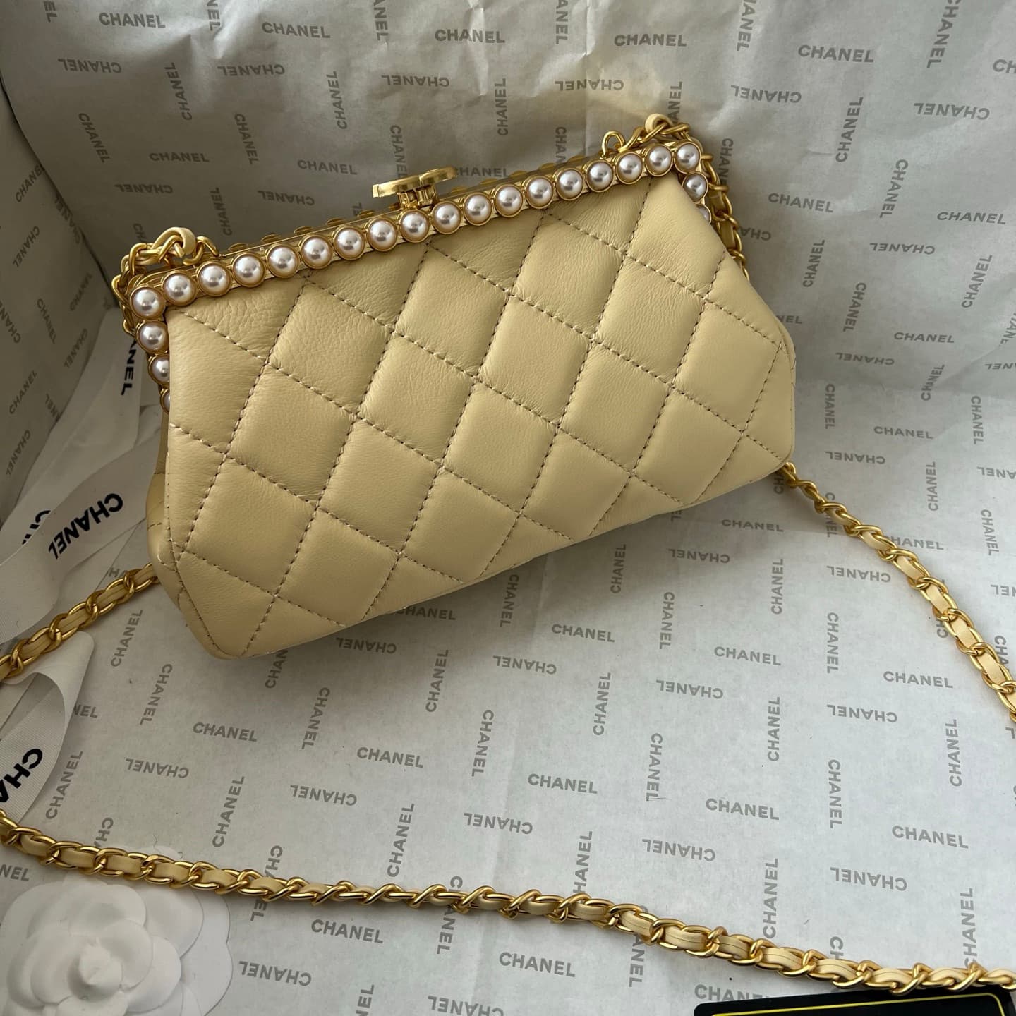 Chanel White Crossbody Bag 1266