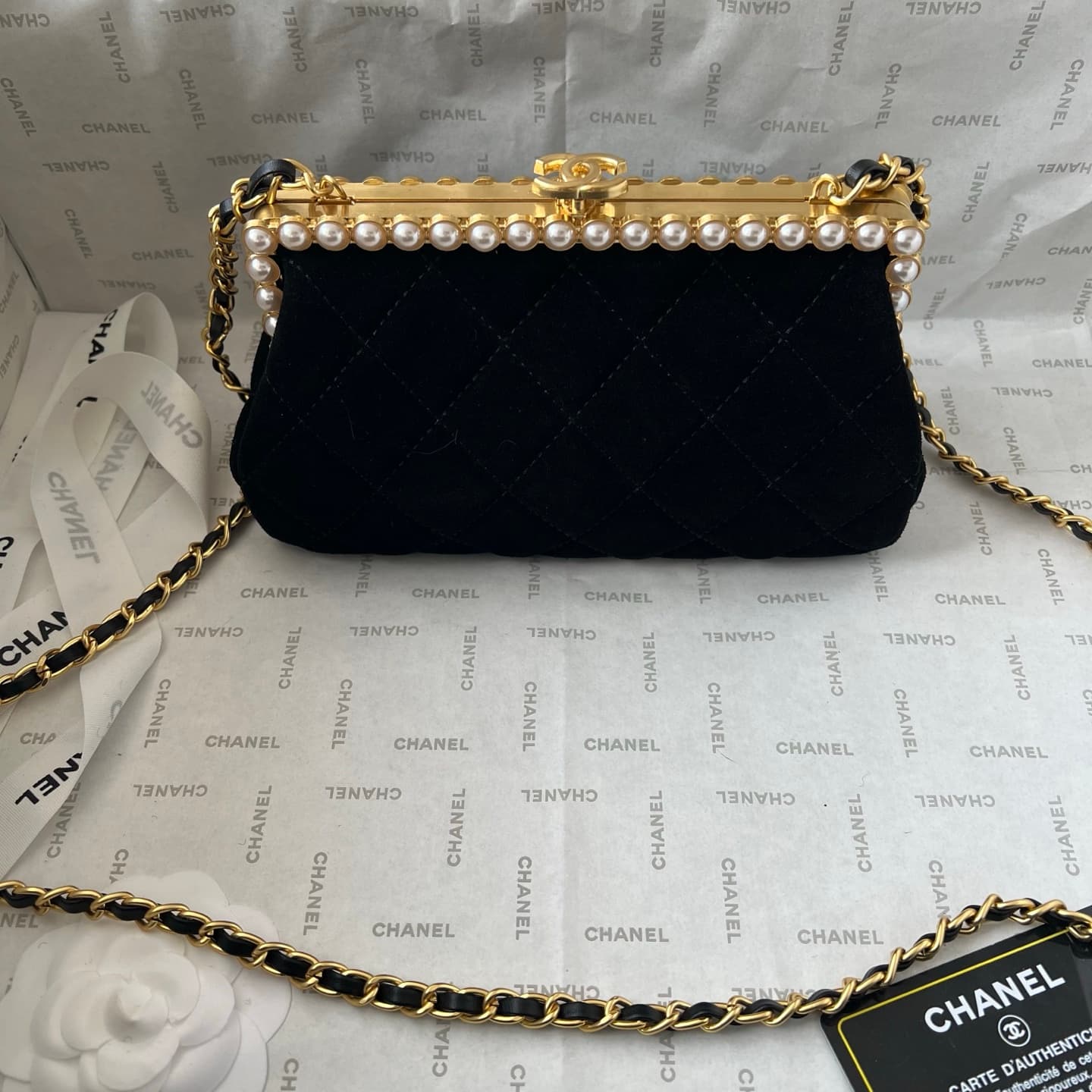 Chanel White Crossbody Bag 1266