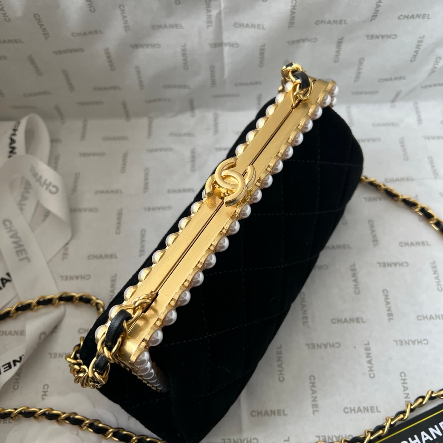 Chanel White Crossbody Bag 1266