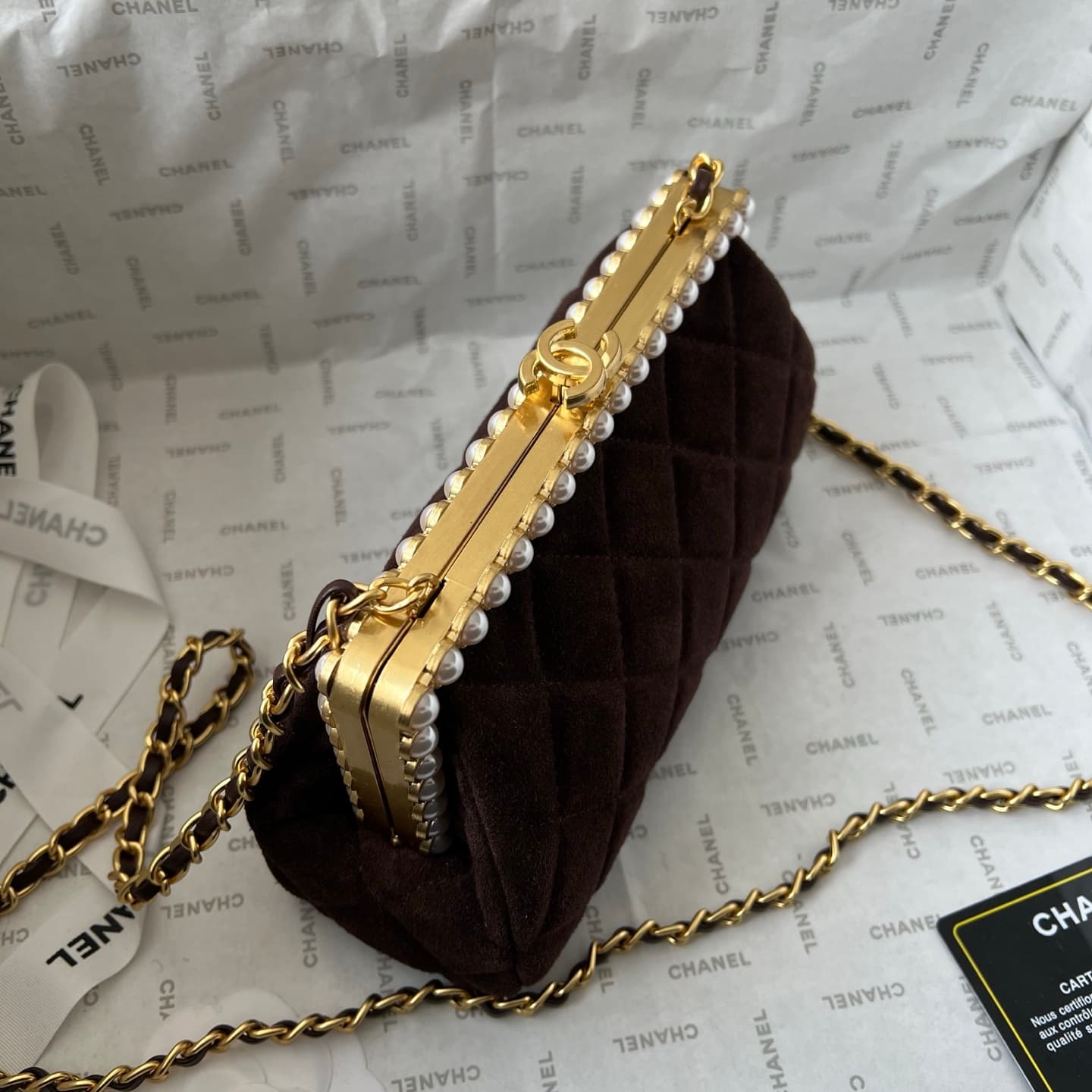 Chanel White Crossbody Bag 1266