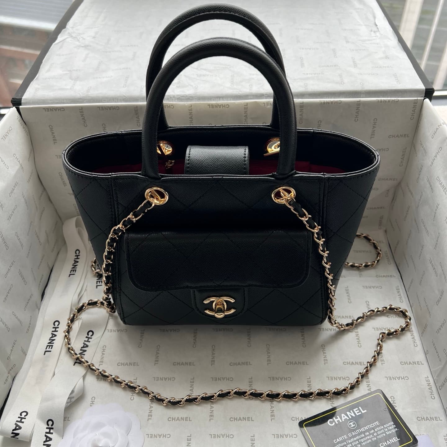 Chanel Gold Tote Bag 1271