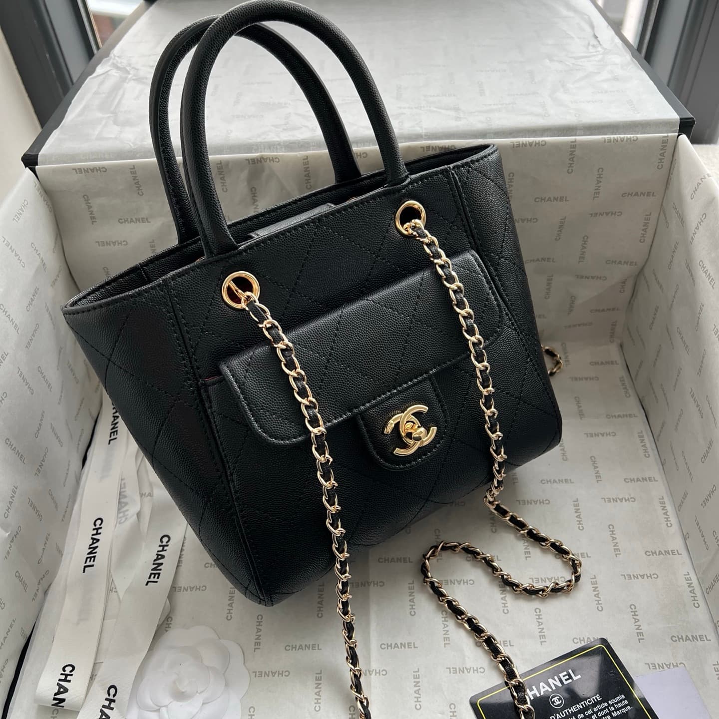 Chanel Gold Tote Bag 1271