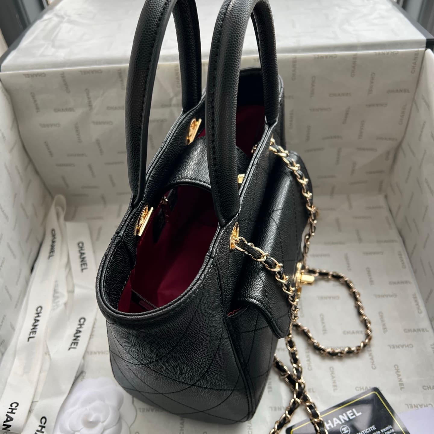 Chanel Gold Tote Bag 1271