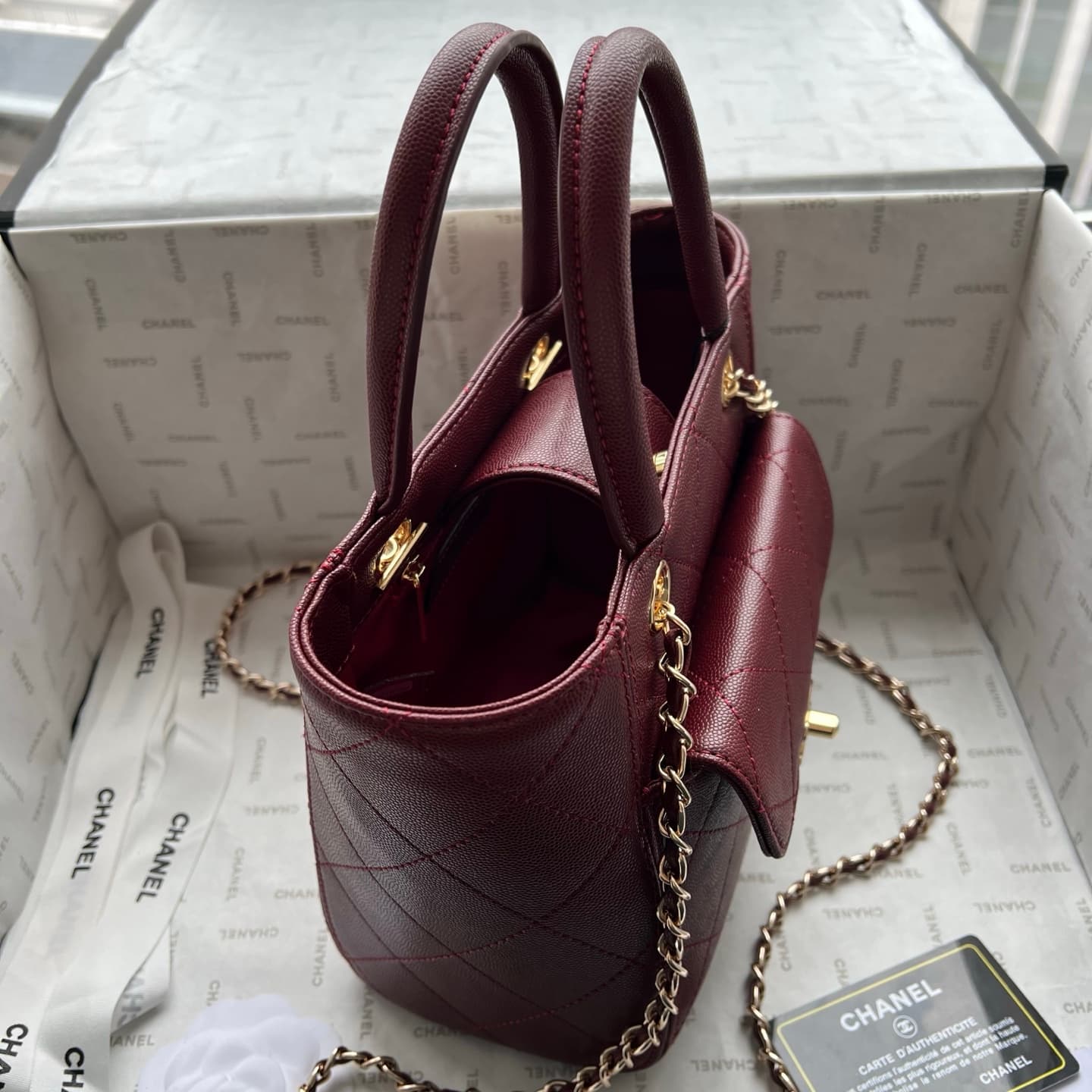 Chanel Gold Tote Bag 1271