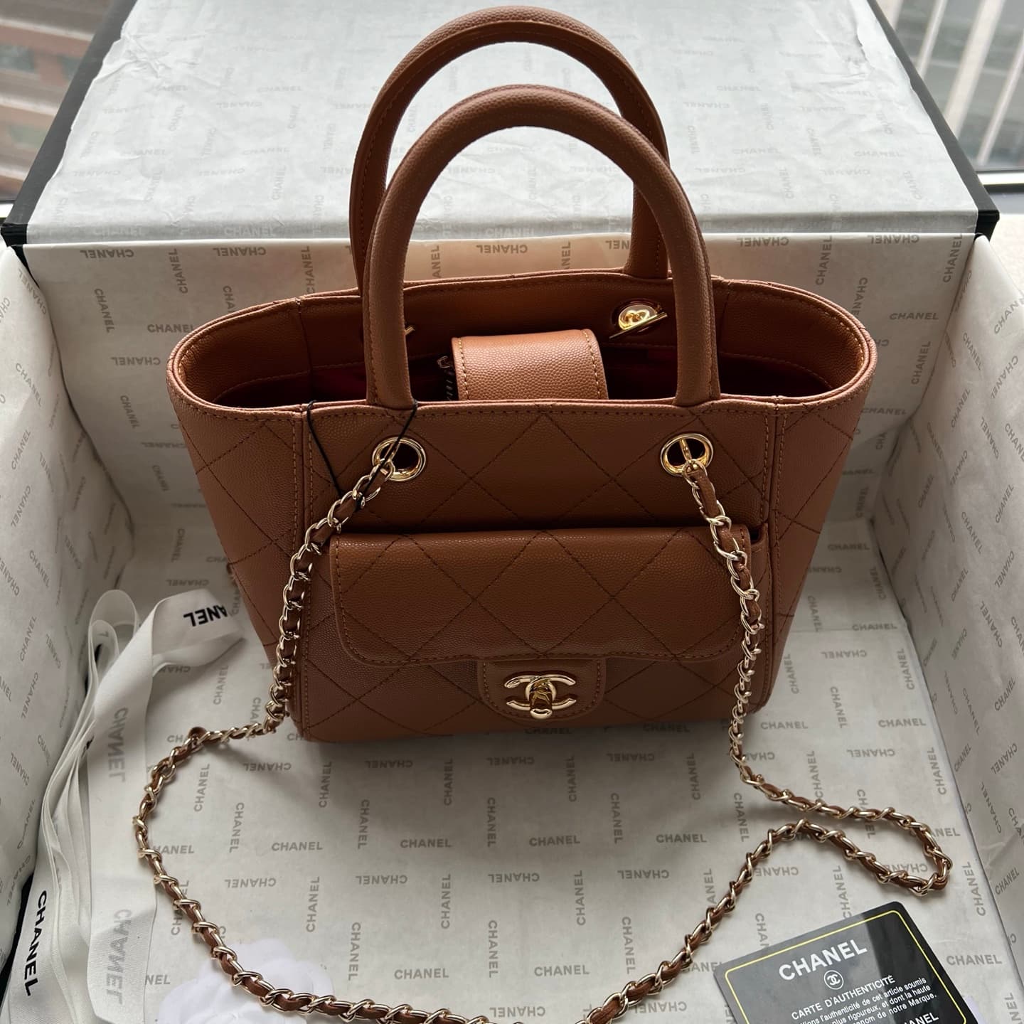 Chanel Gold Tote Bag 1271