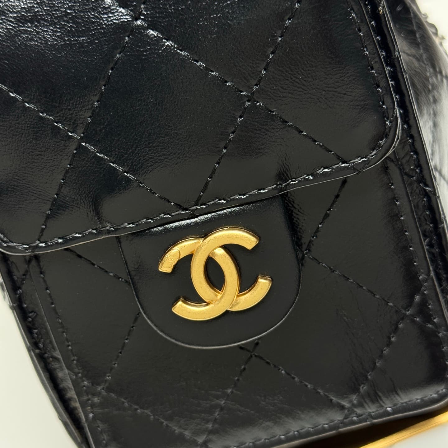 Chanel Gold Mini Bucket Bag 6218