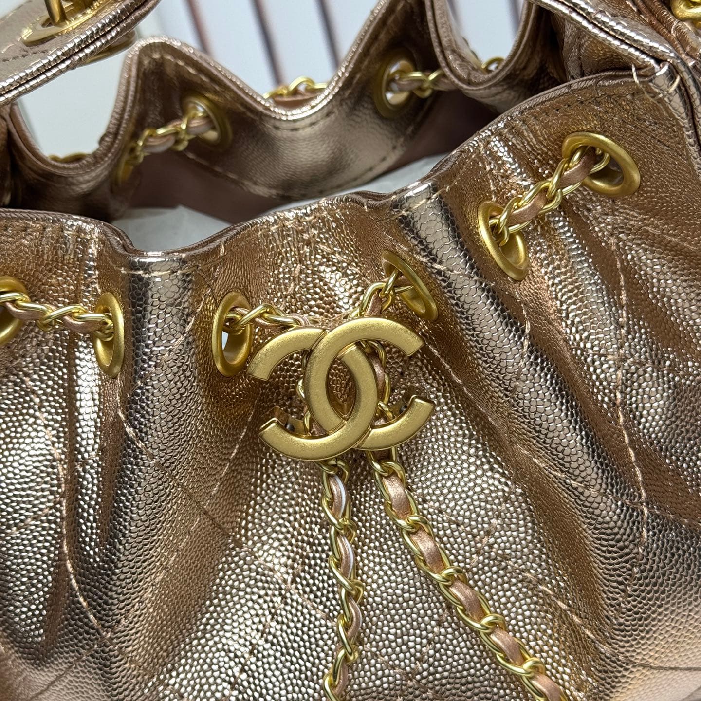 Chanel Gold Mini Bag 6218