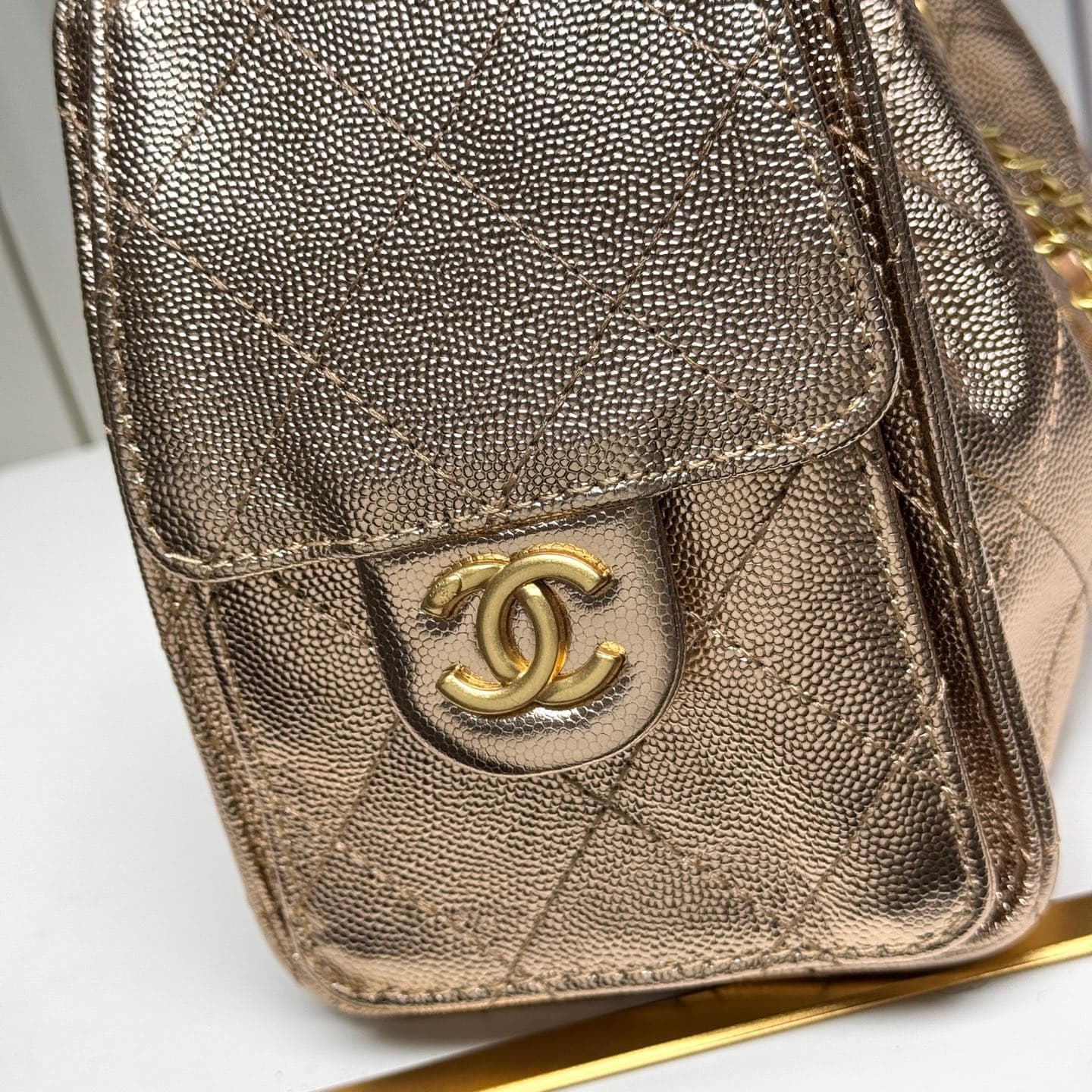 Chanel Gold Mini Bag 6218