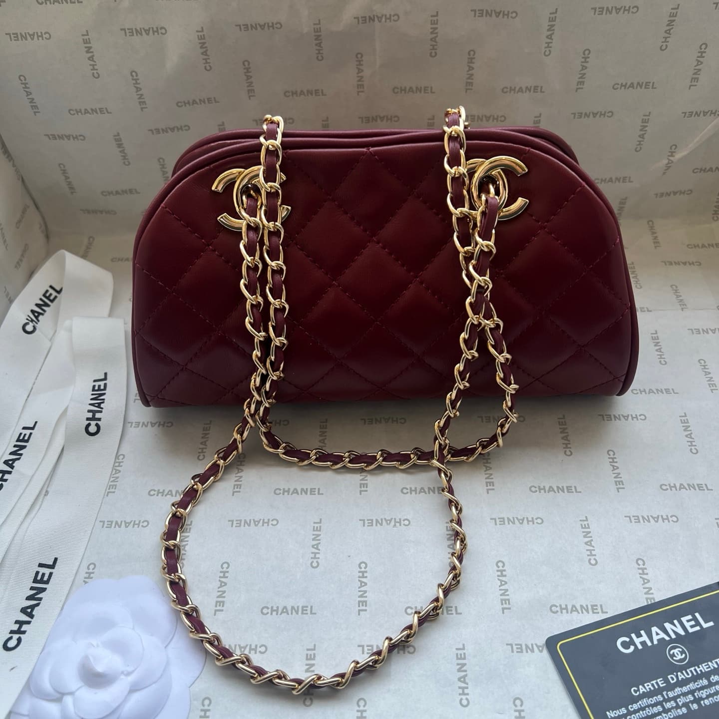 Chanel Gold Crossbody Bag 1277