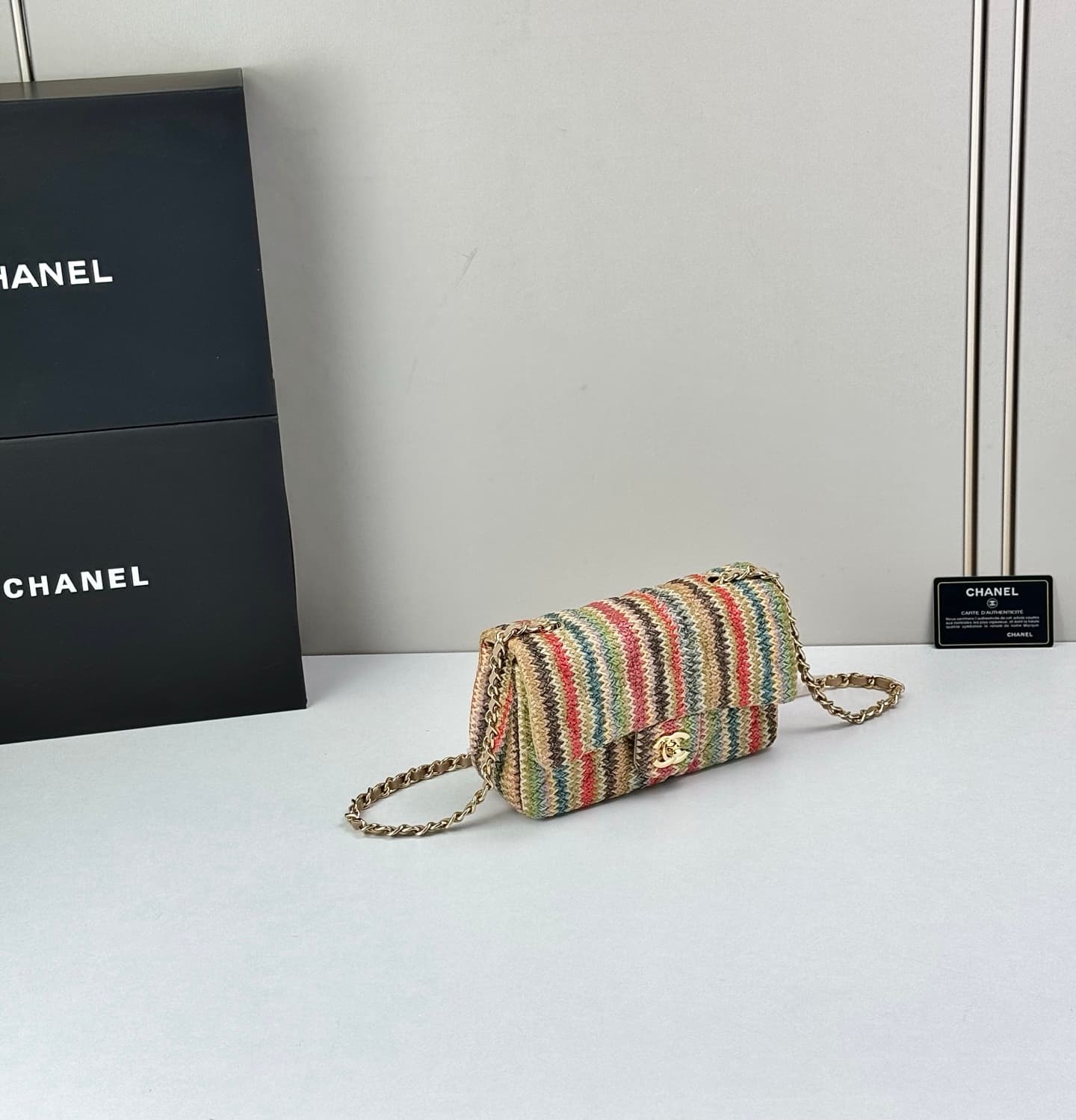 Chanel Gold Mini Crossbody Bag 1112