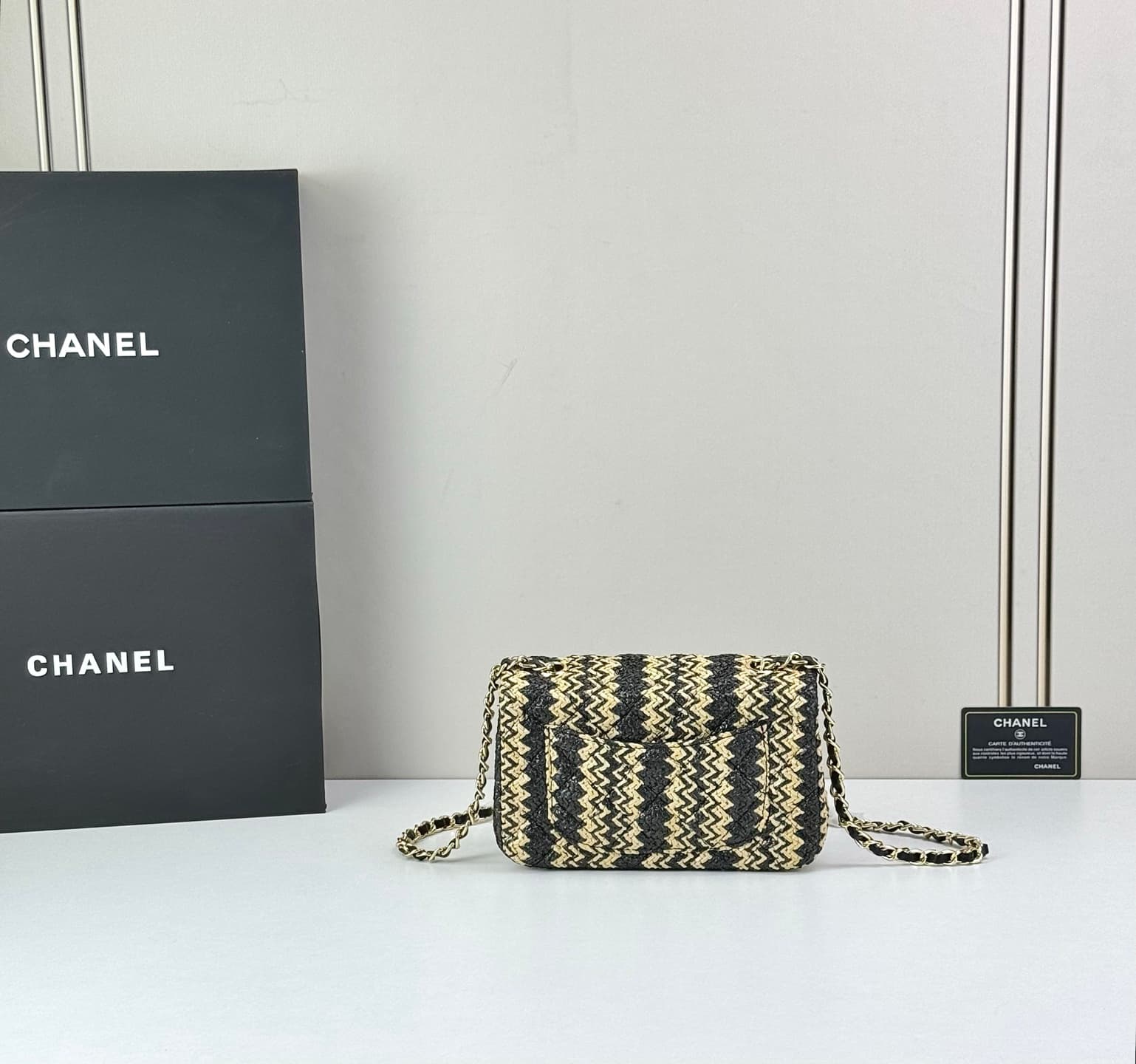Chanel Gold Mini Crossbody Bag 1112