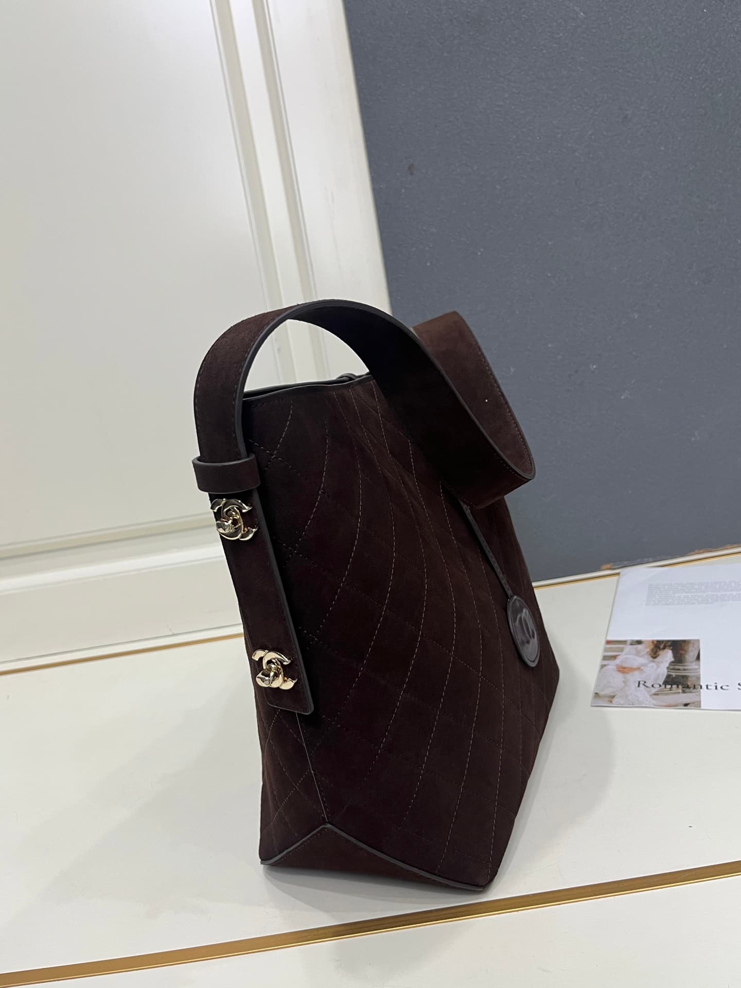 Chanel Gold Crossbody Bag 1A036