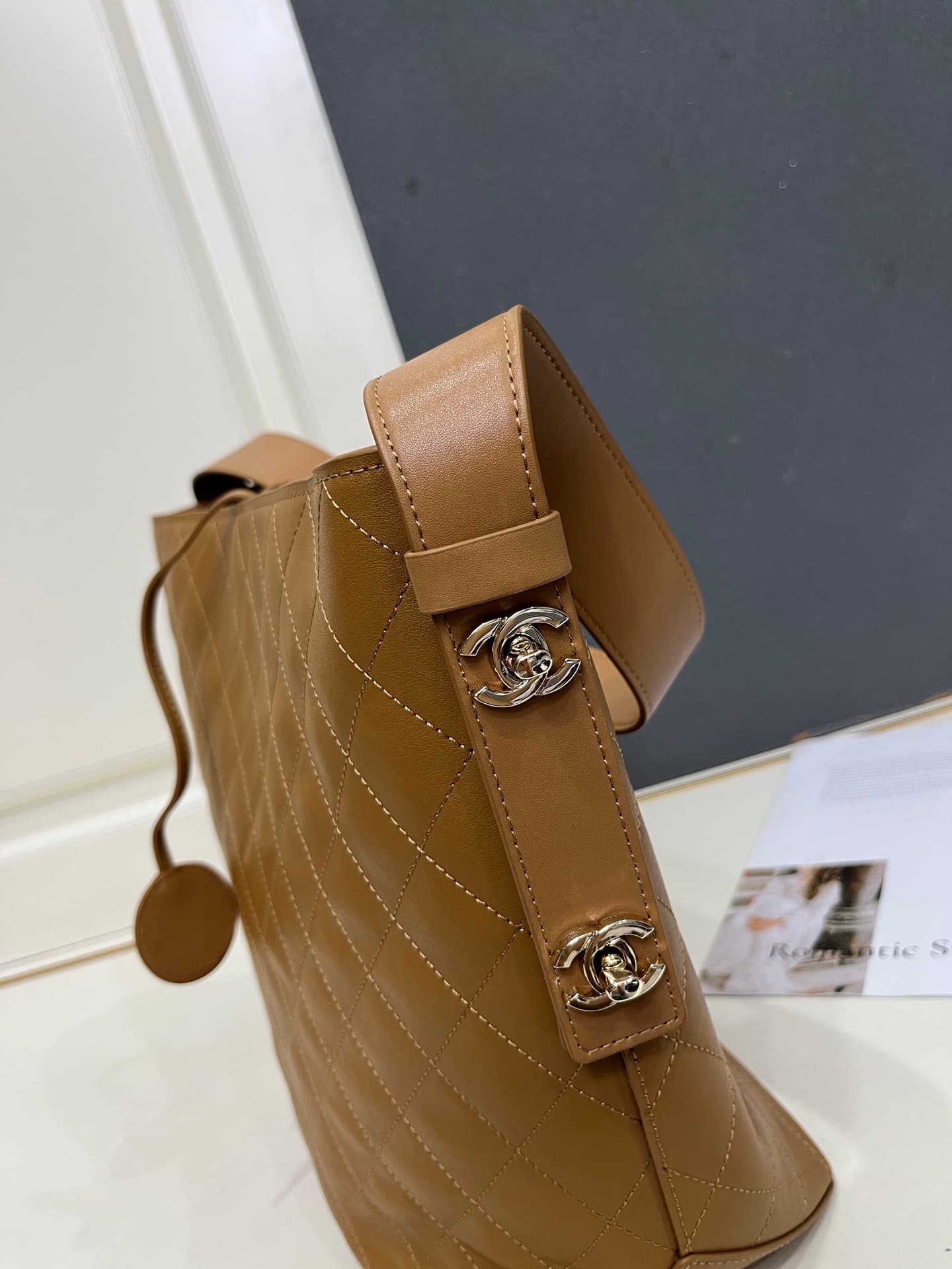 Chanel Gold Crossbody Bag 1A036