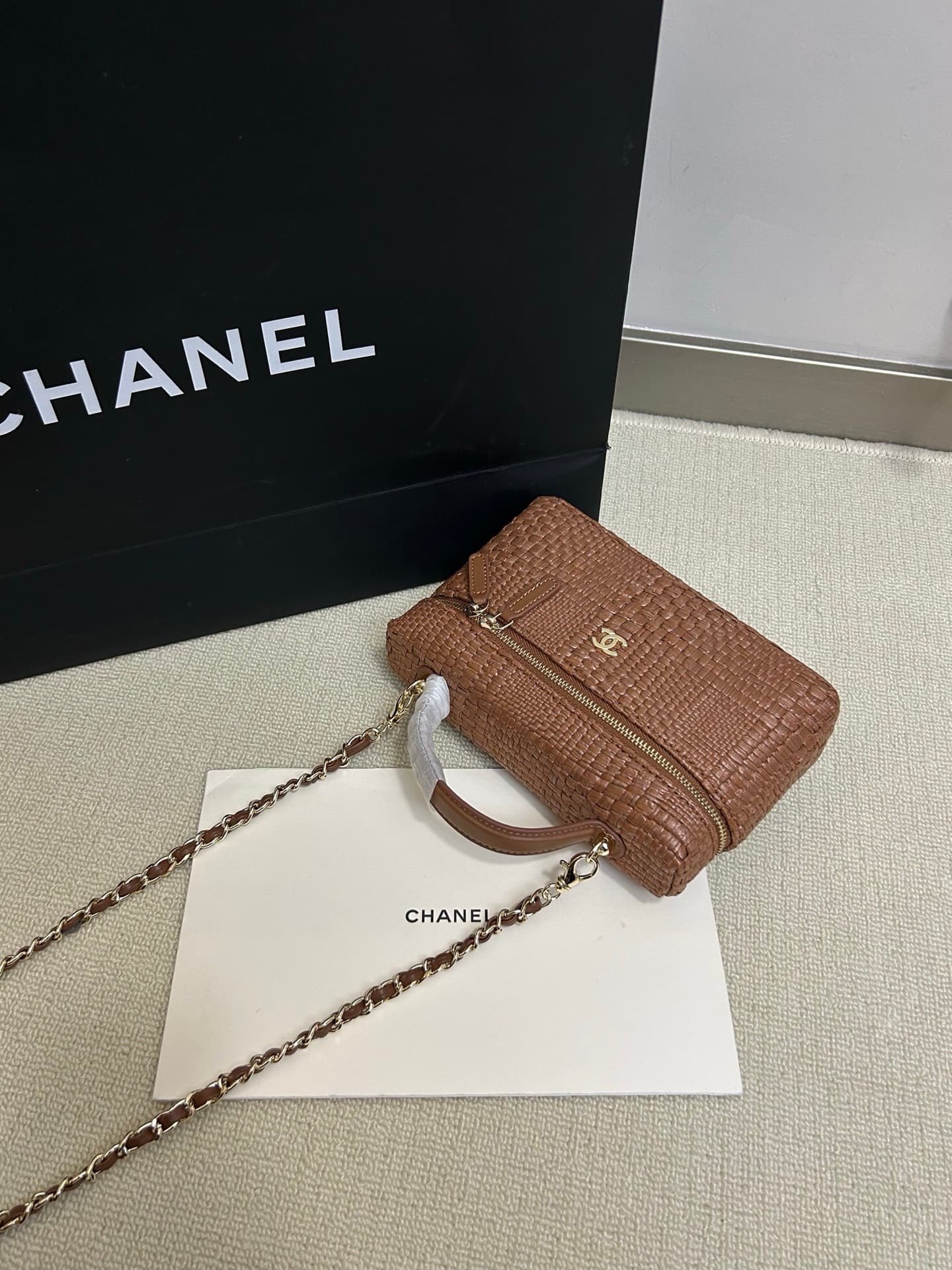 Chanel Brown Crossbody Bag 4416