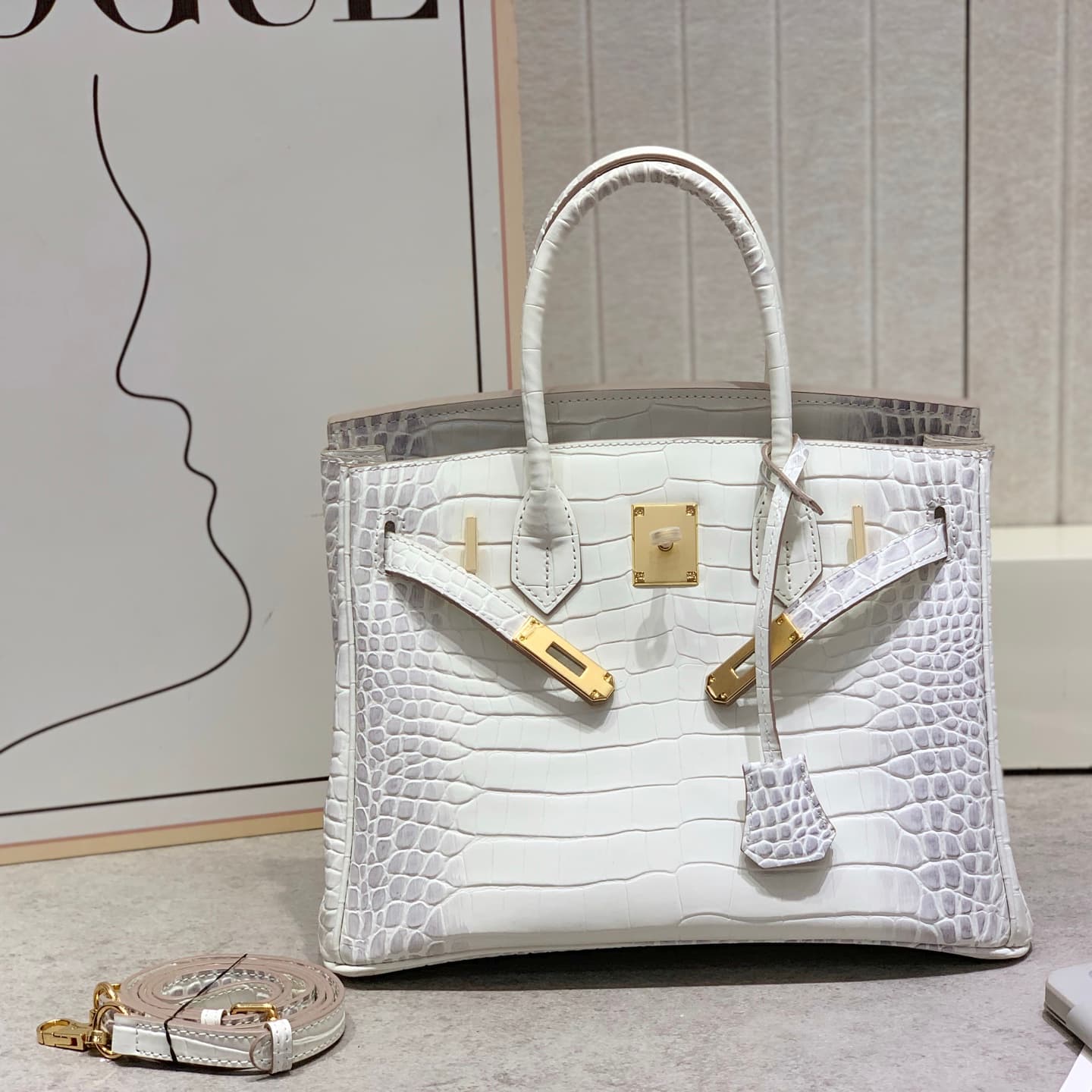 Hermes Gold Bag