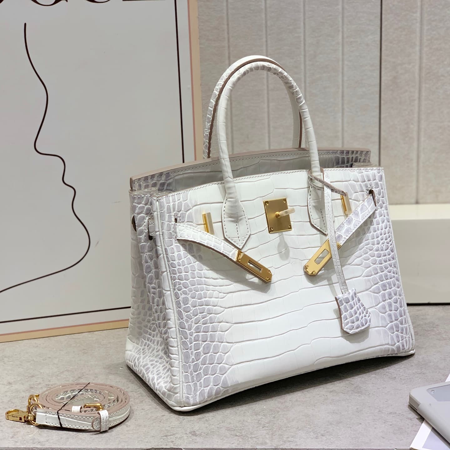 Hermes Gold Bag