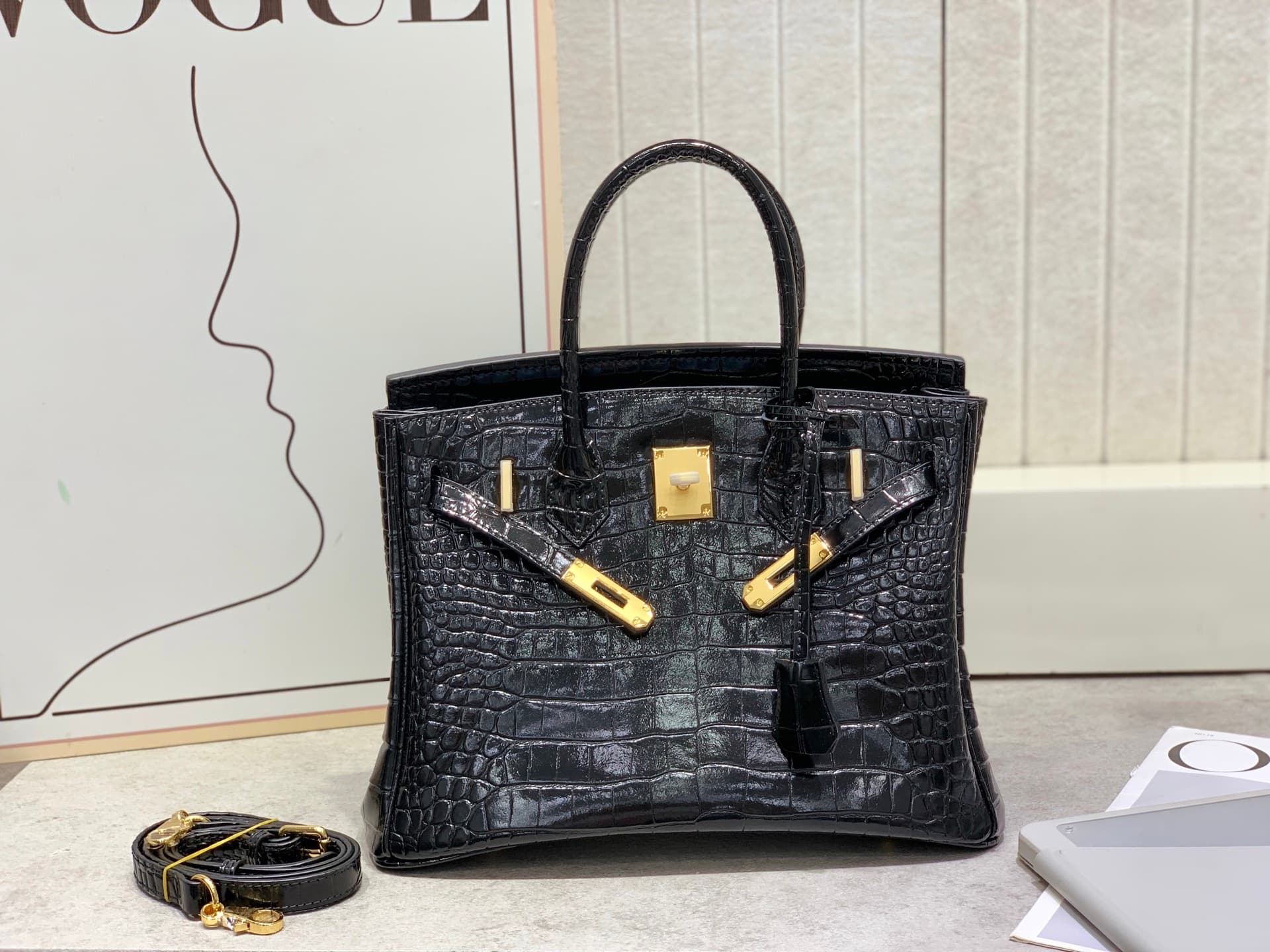 Hermes Gold Bag
