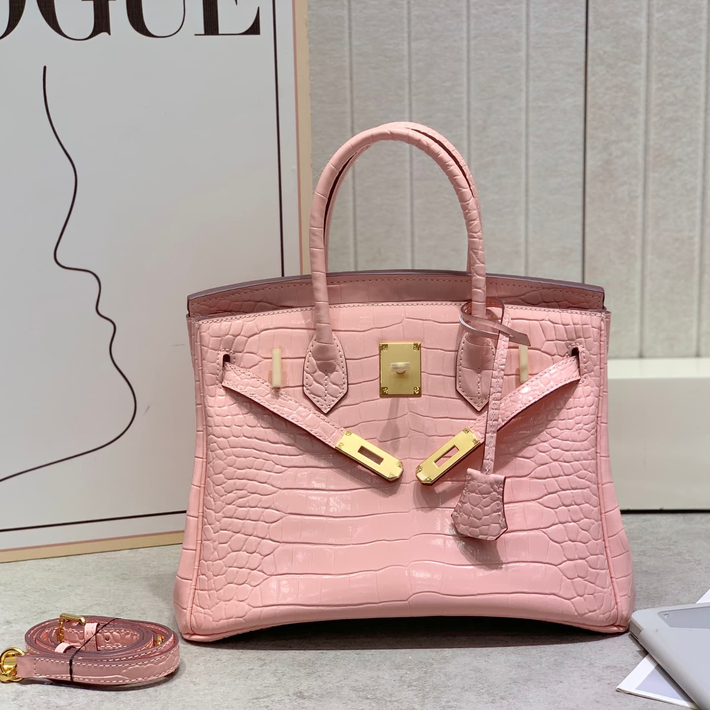 Hermes Gold Bag