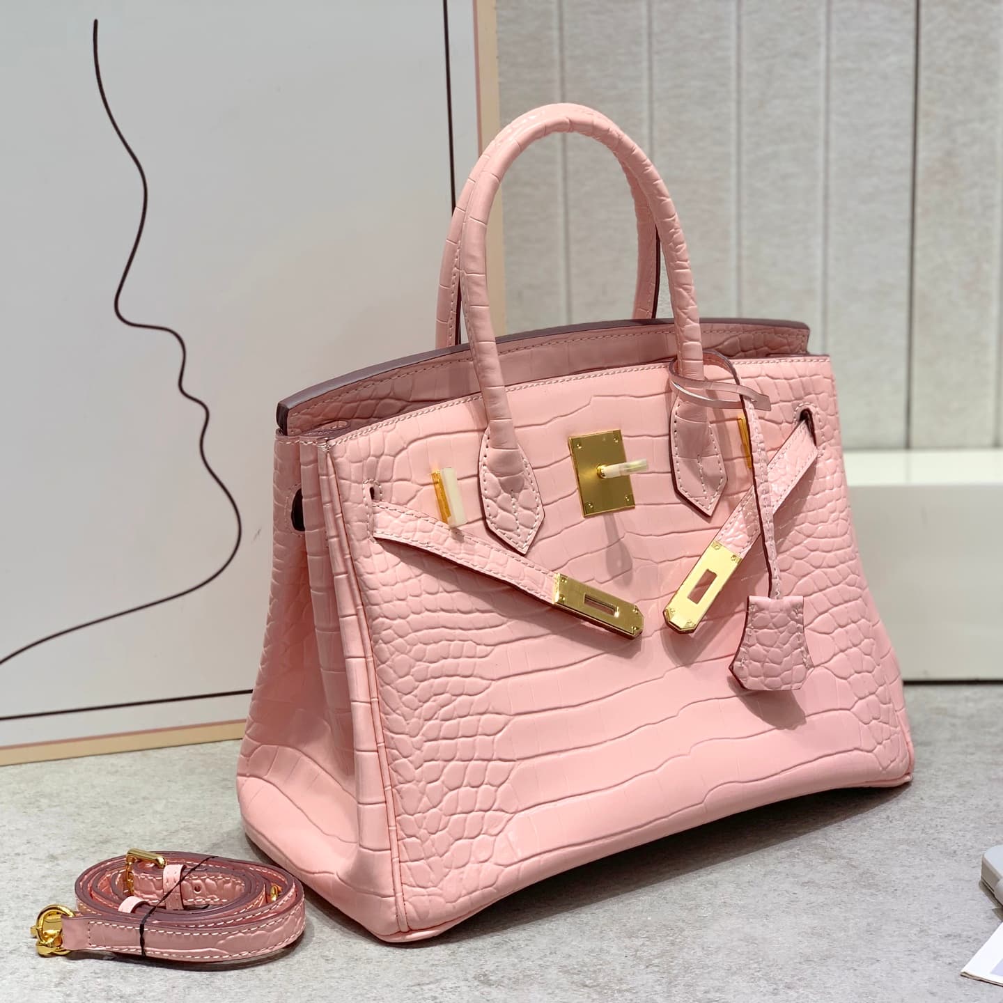 Hermes Gold Bag