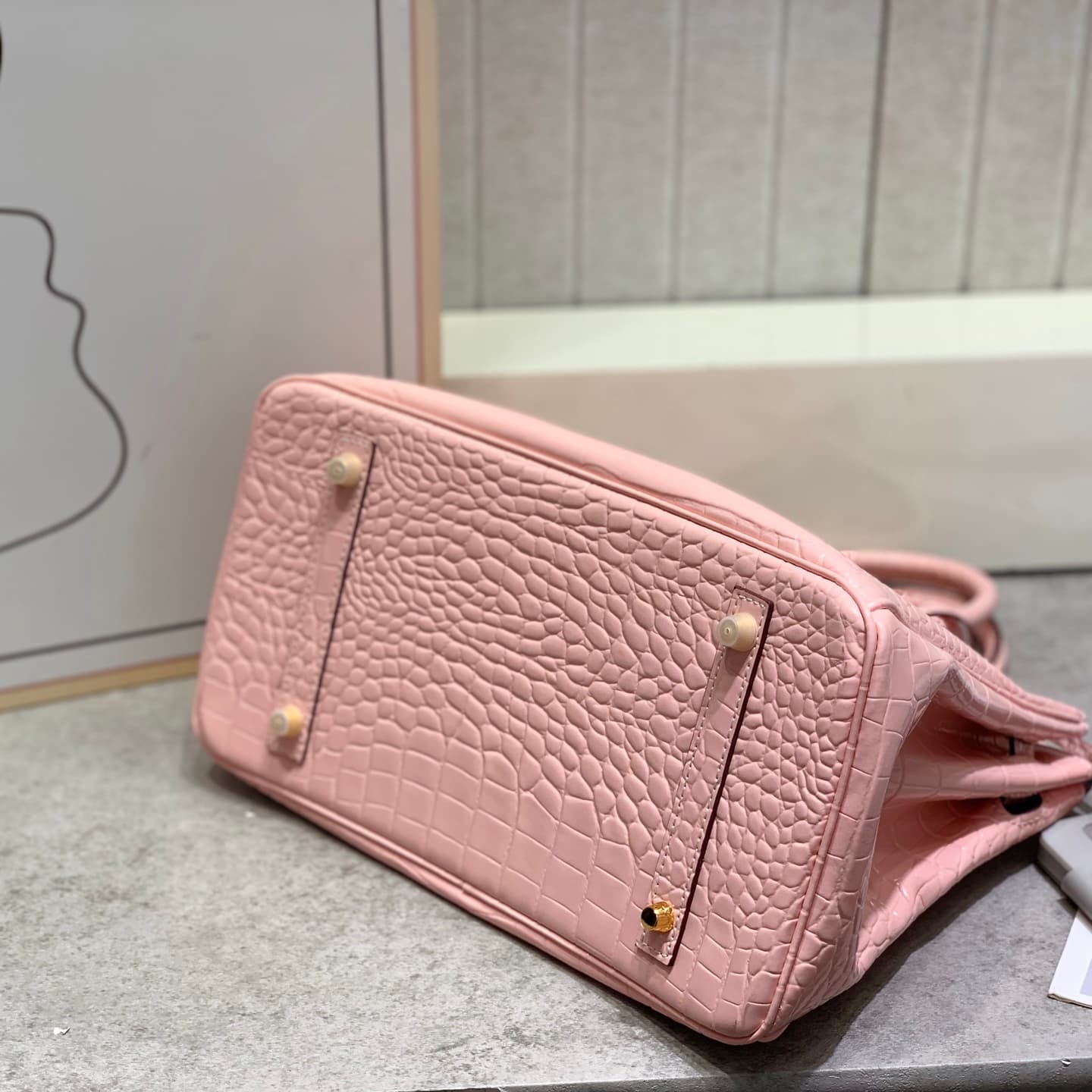 Hermes Gold Bag