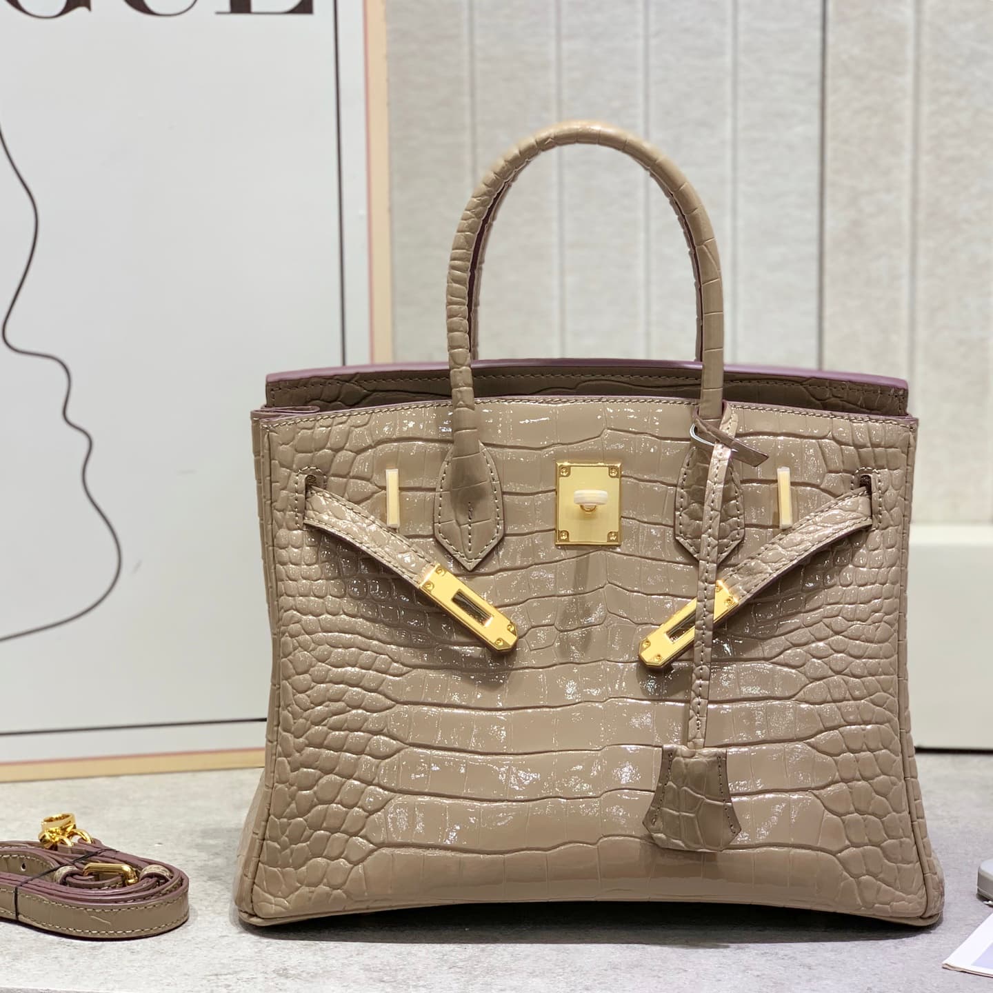 Hermes Gold Bag