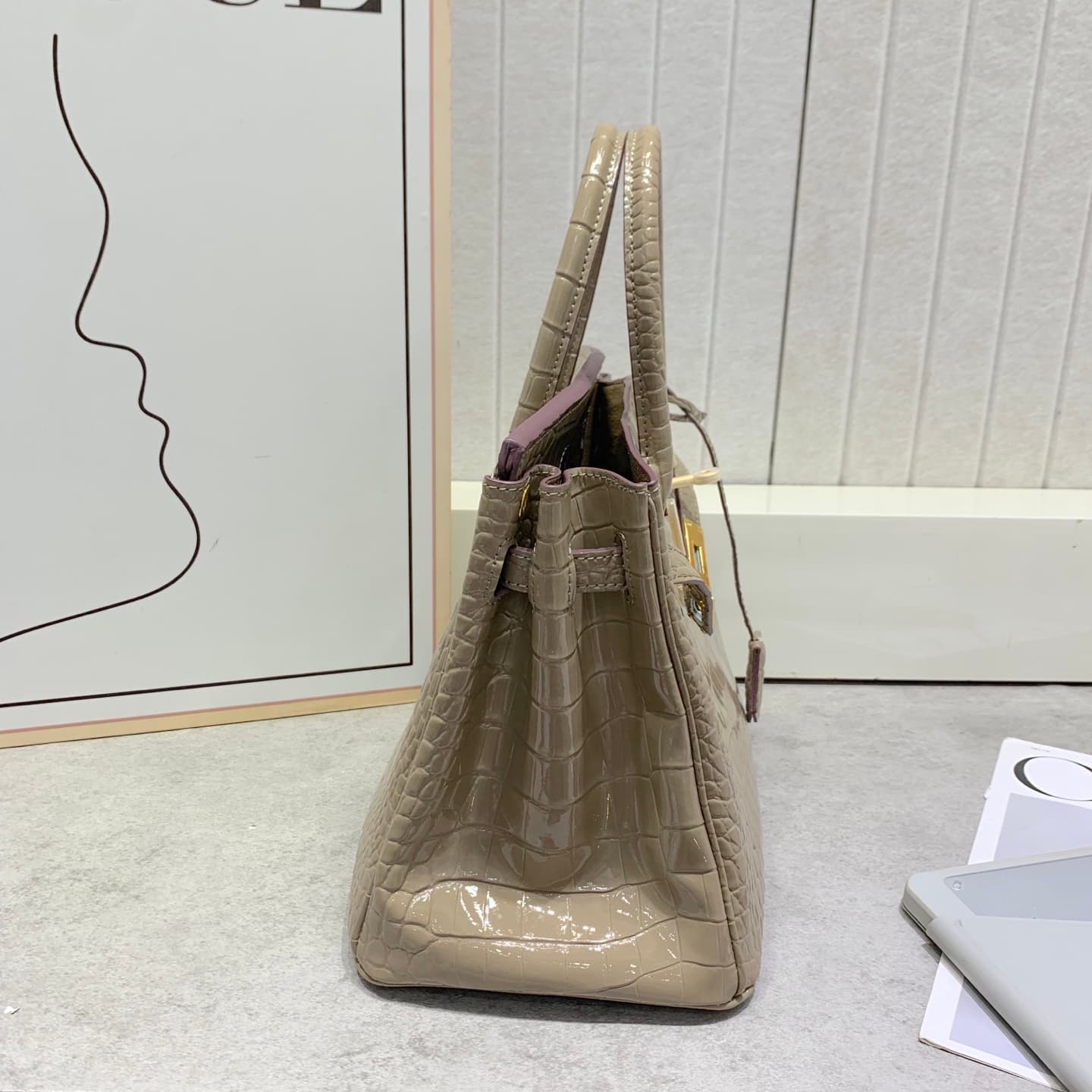 Hermes Gold Bag