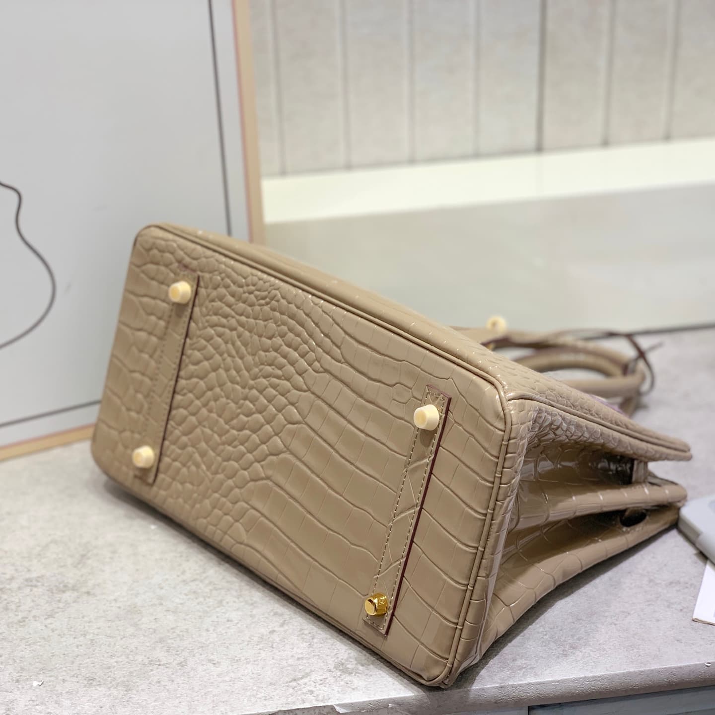 Hermes Gold Bag