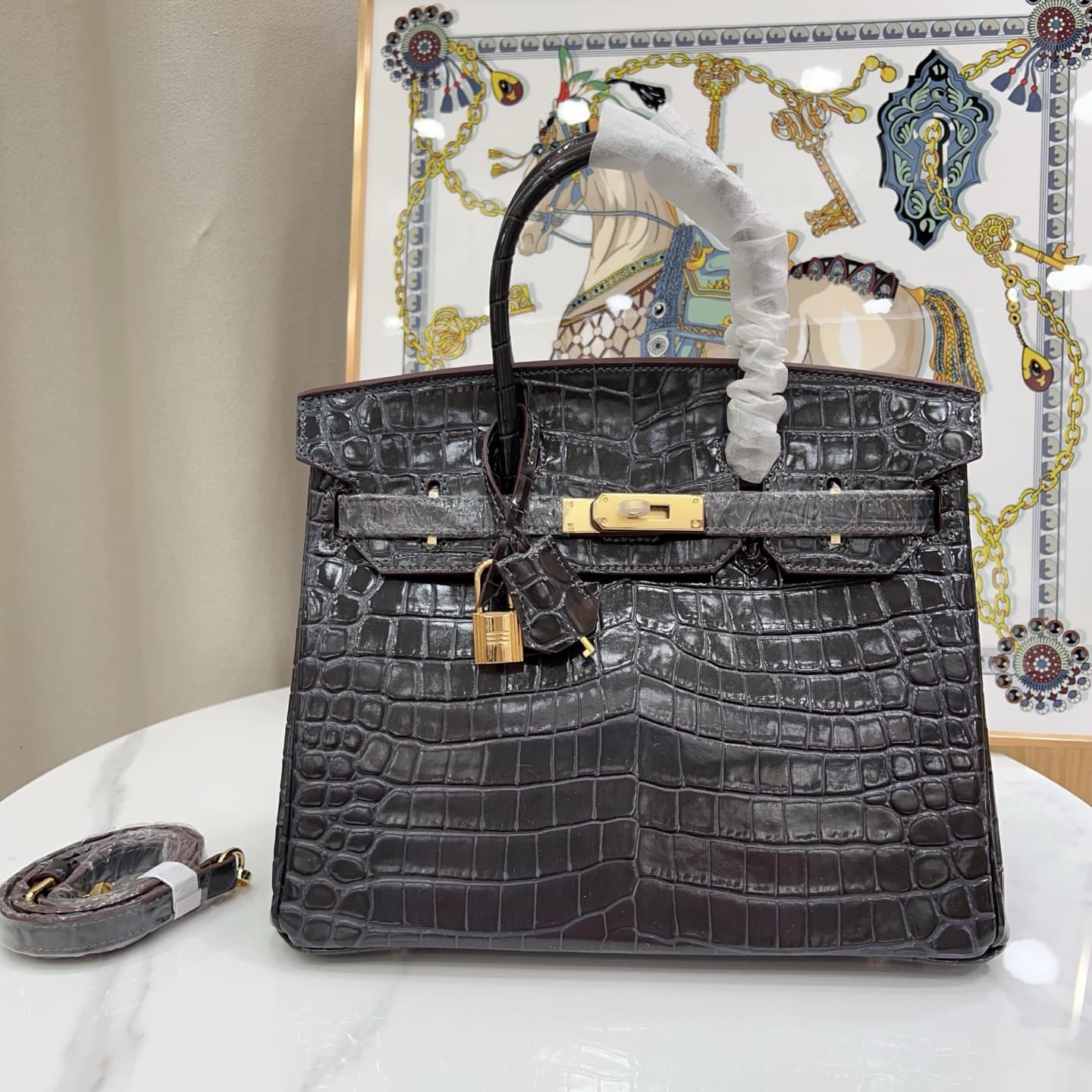 Hermes Gold Accessory