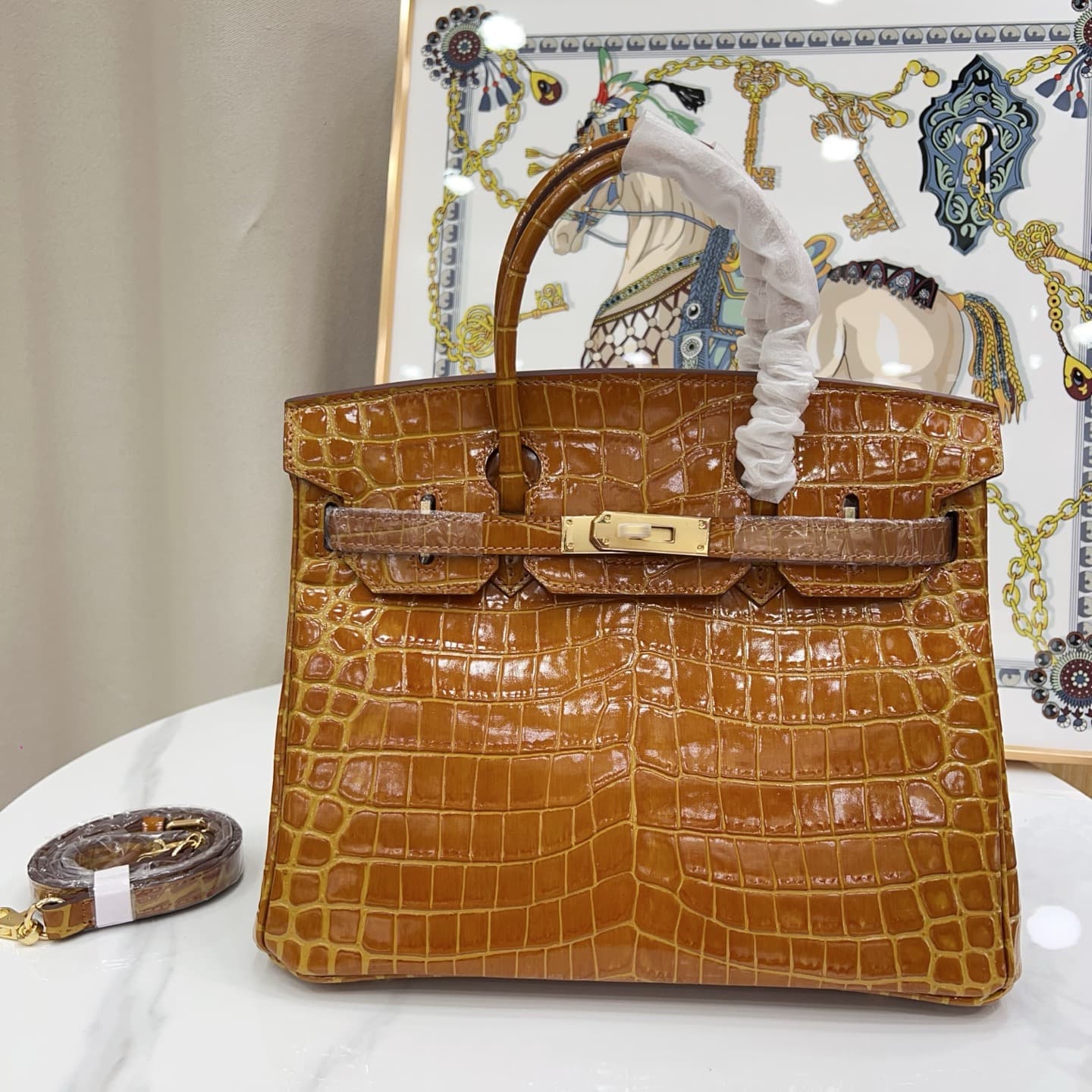 Hermes Gold Accessory