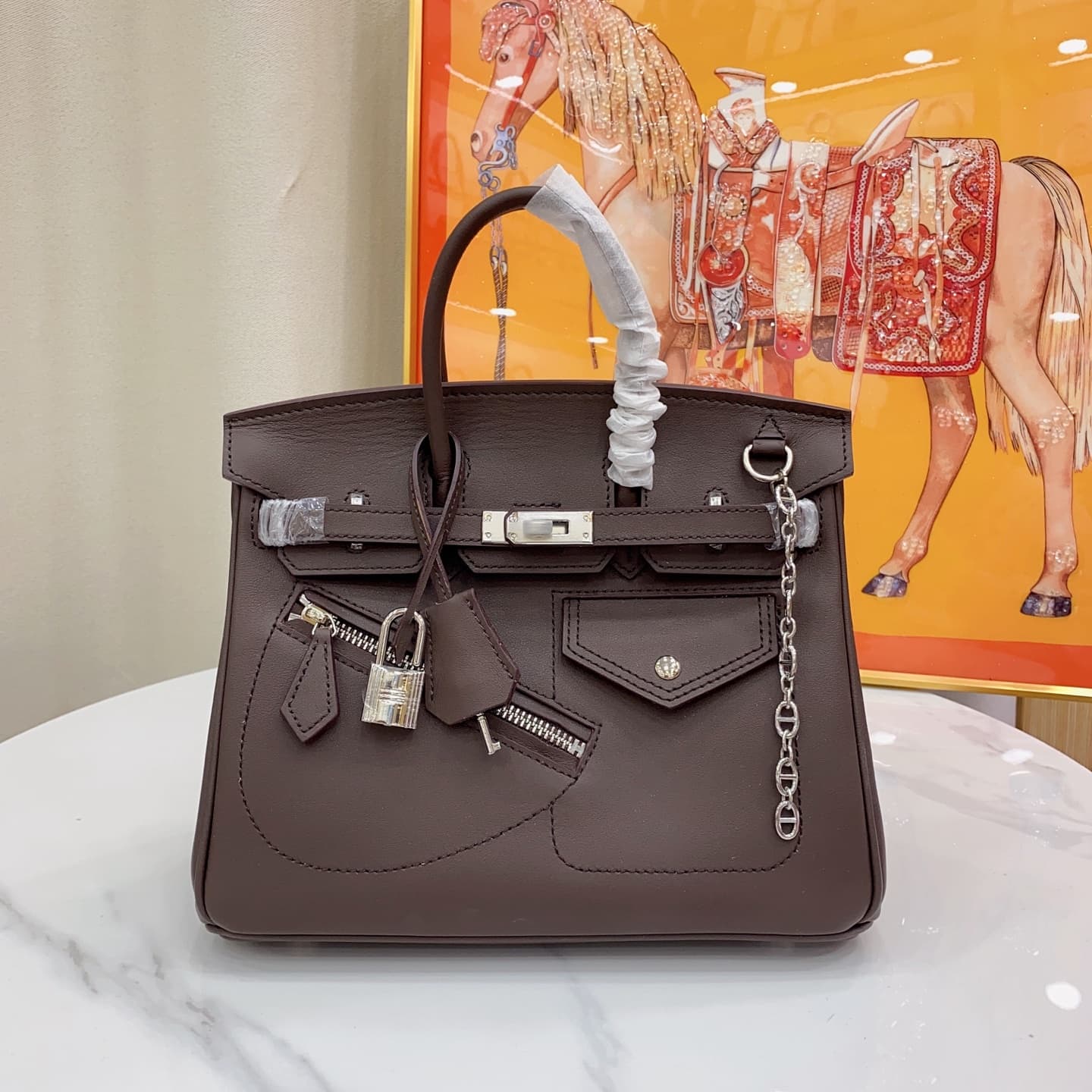 Hermes White Accessory