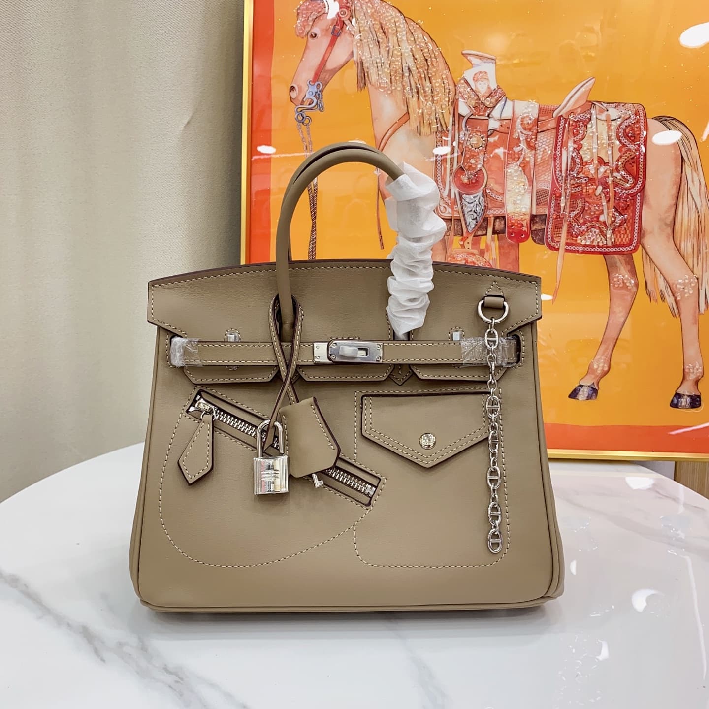 Hermes White Accessory