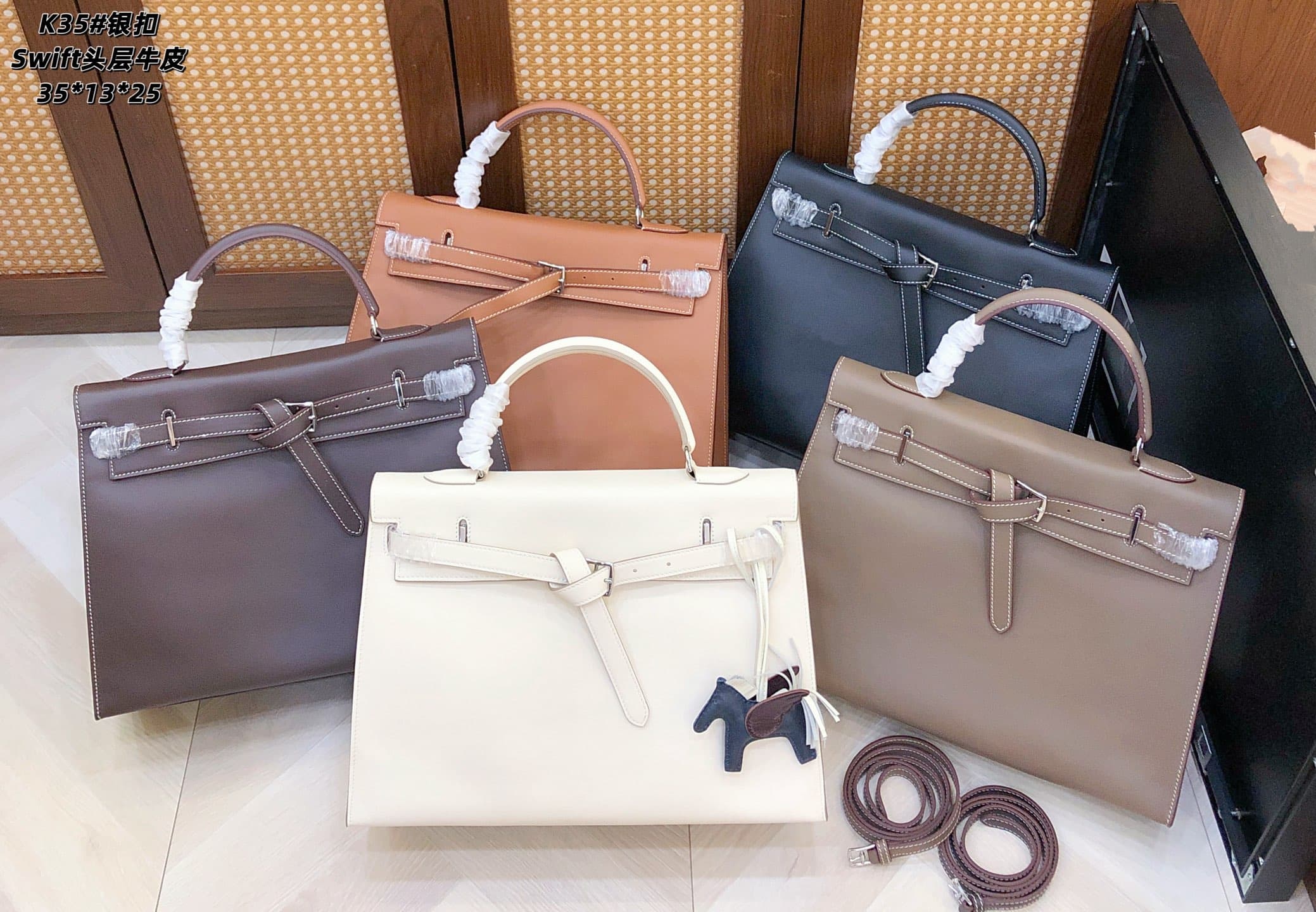 Hermes Silver Shoulder Bag