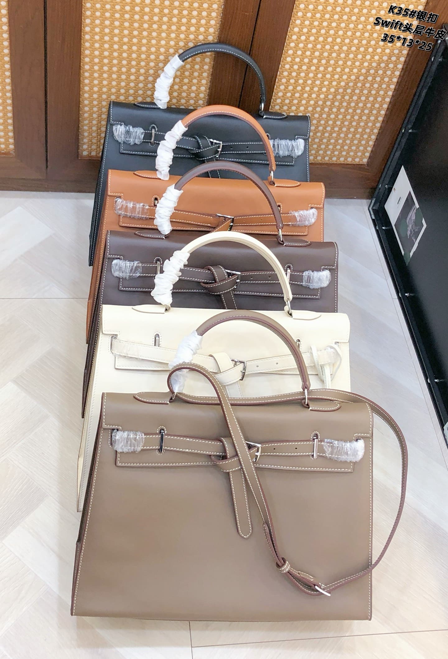Hermes Silver Shoulder Bag