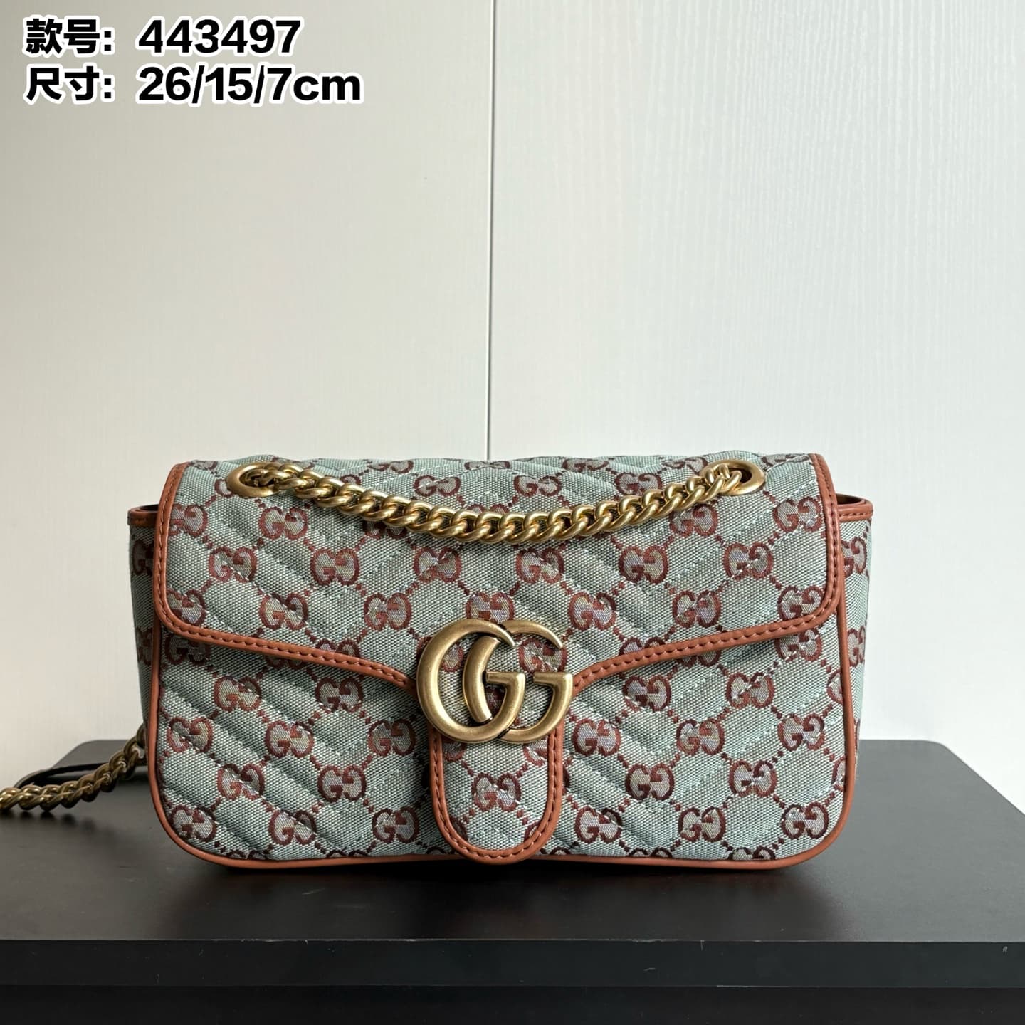 Gucci Gold Medium Crossbody Bag 443497