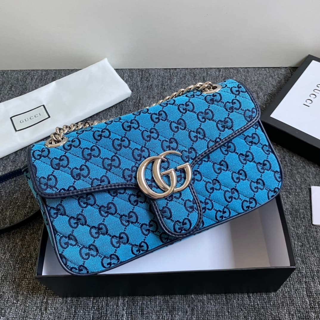 Gucci Blue Medium Bag 443497