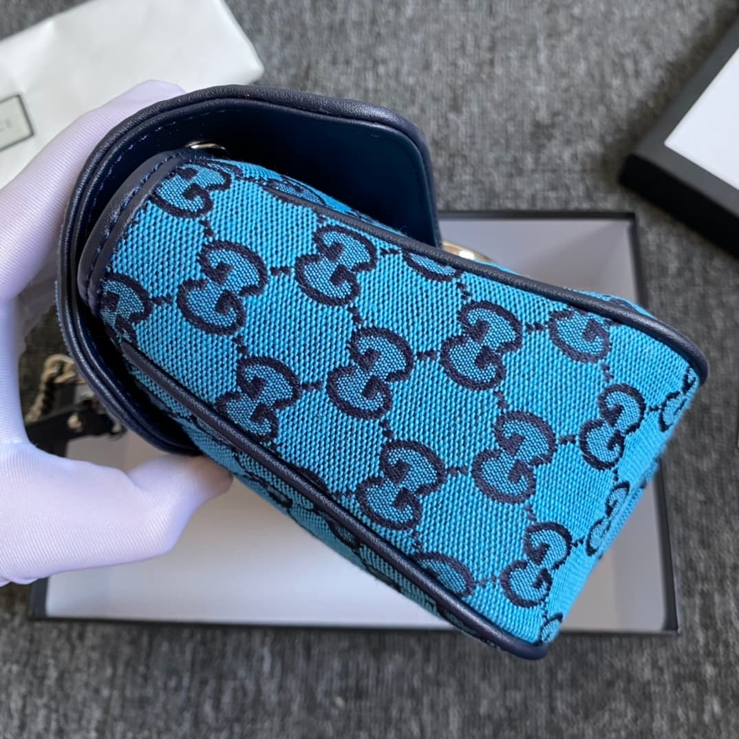 Gucci Blue Medium Bag 443497