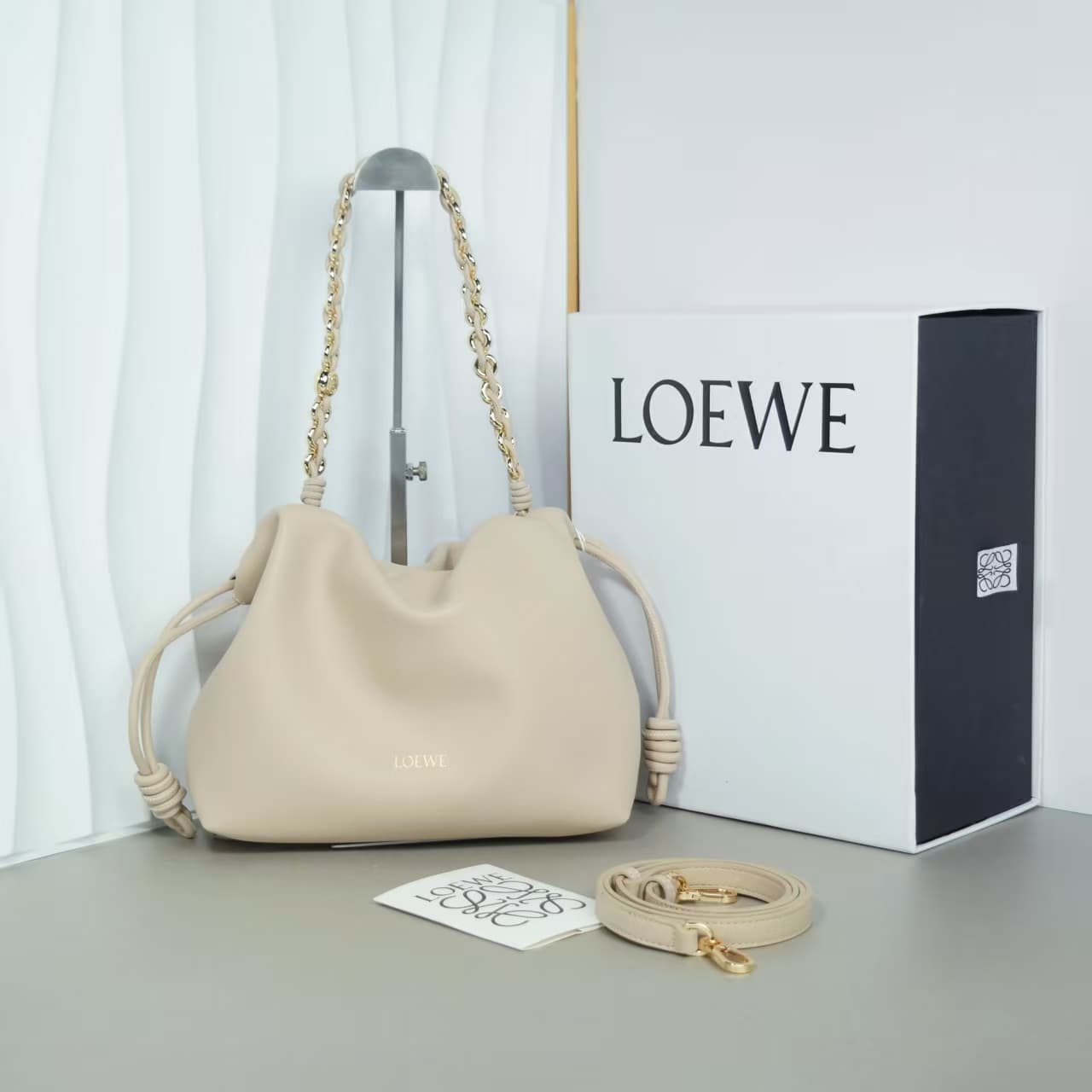 Loewe Gold Crossbody Bag