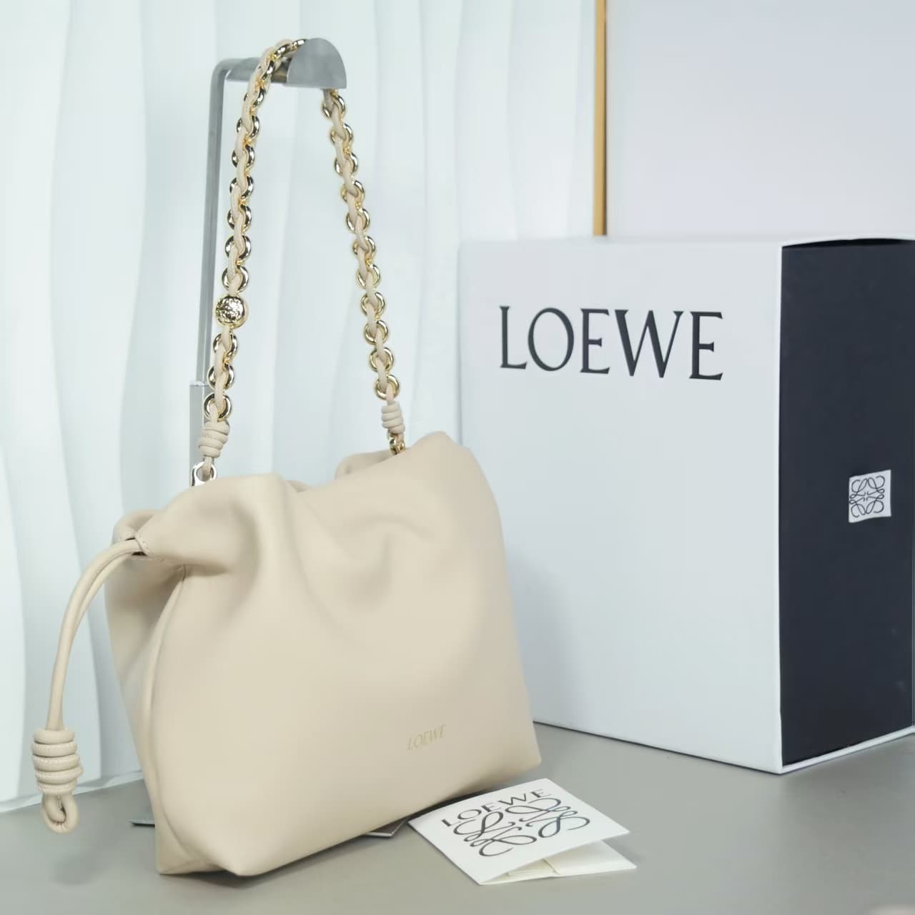 Loewe Gold Crossbody Bag