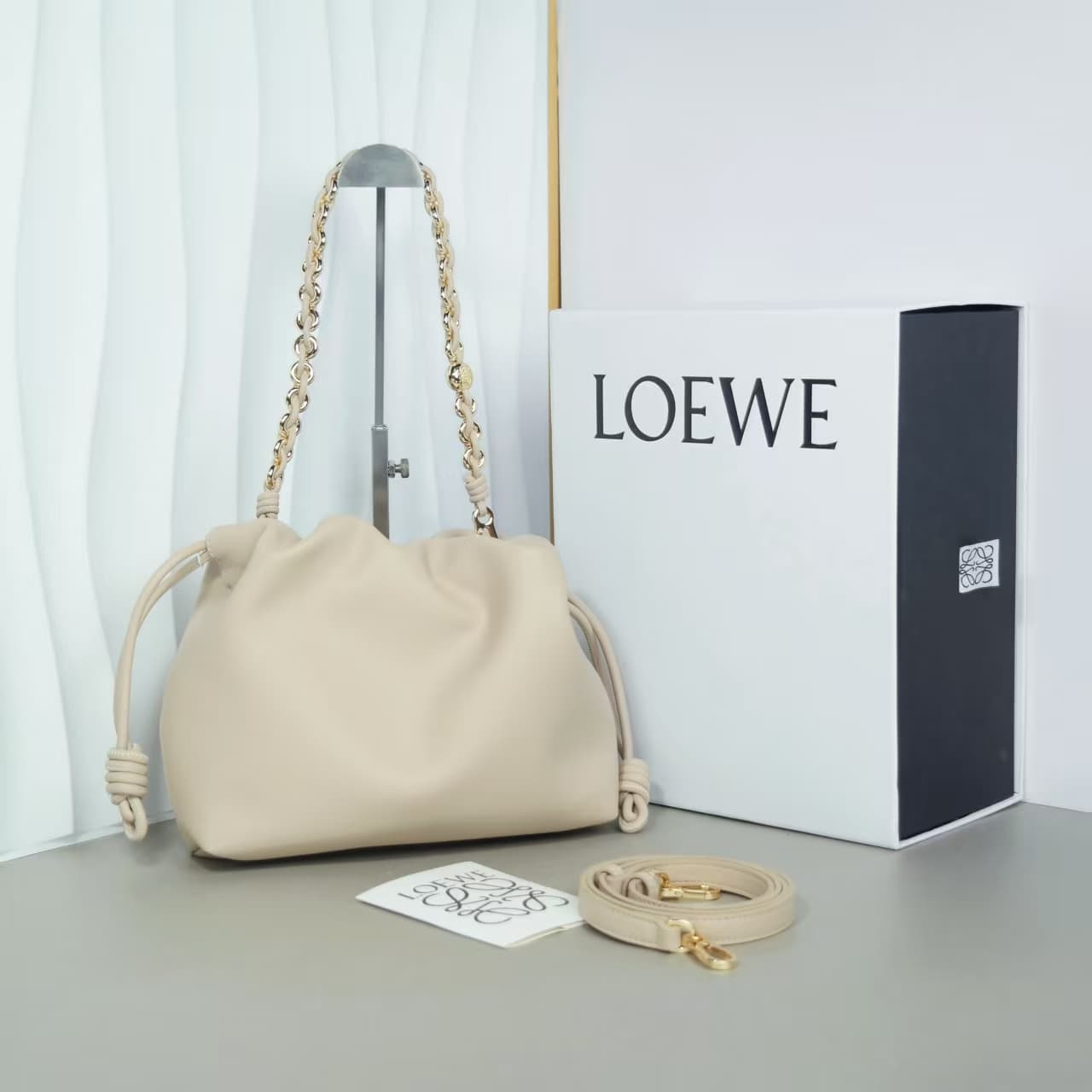 Loewe Gold Crossbody Bag
