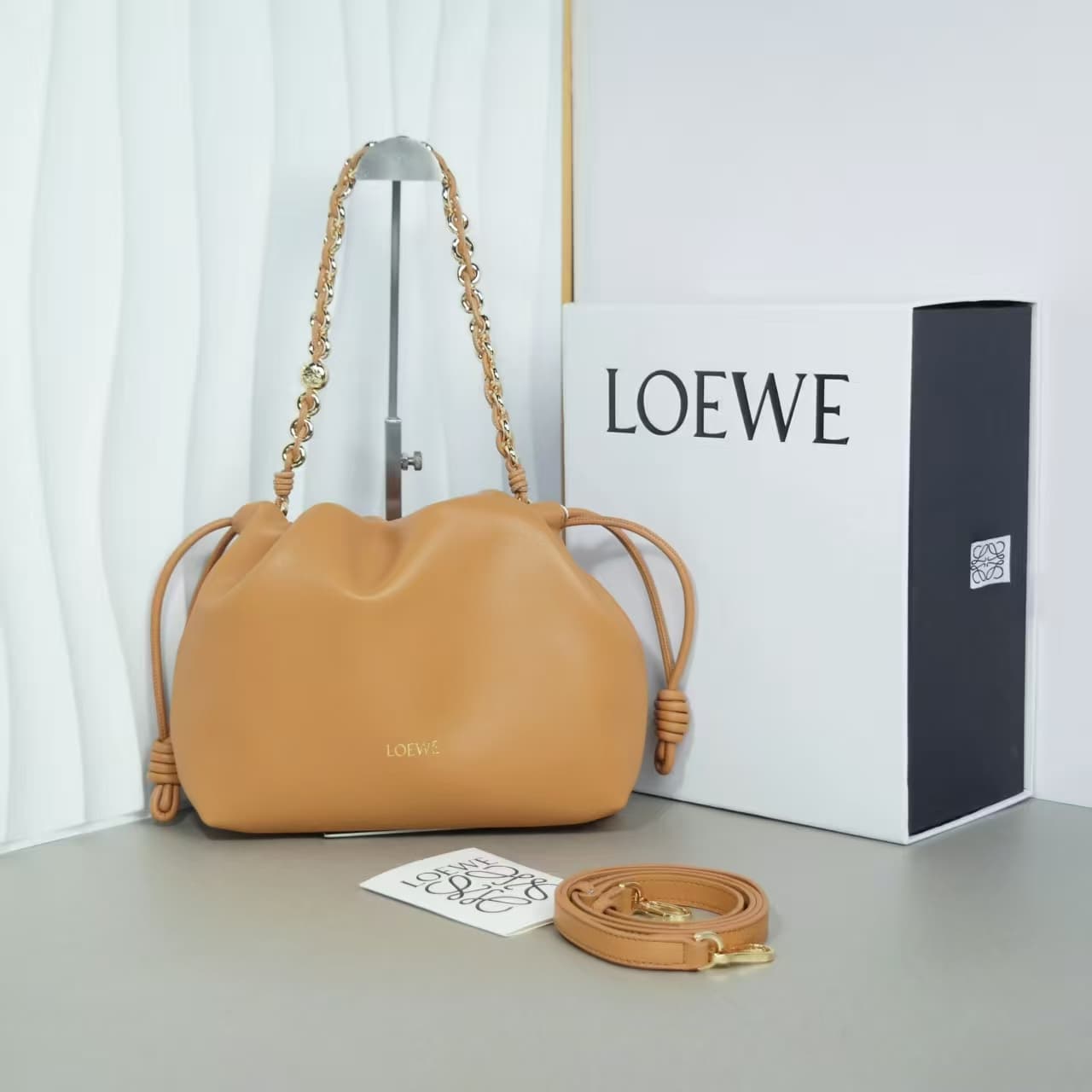 Loewe Gold Crossbody Bag