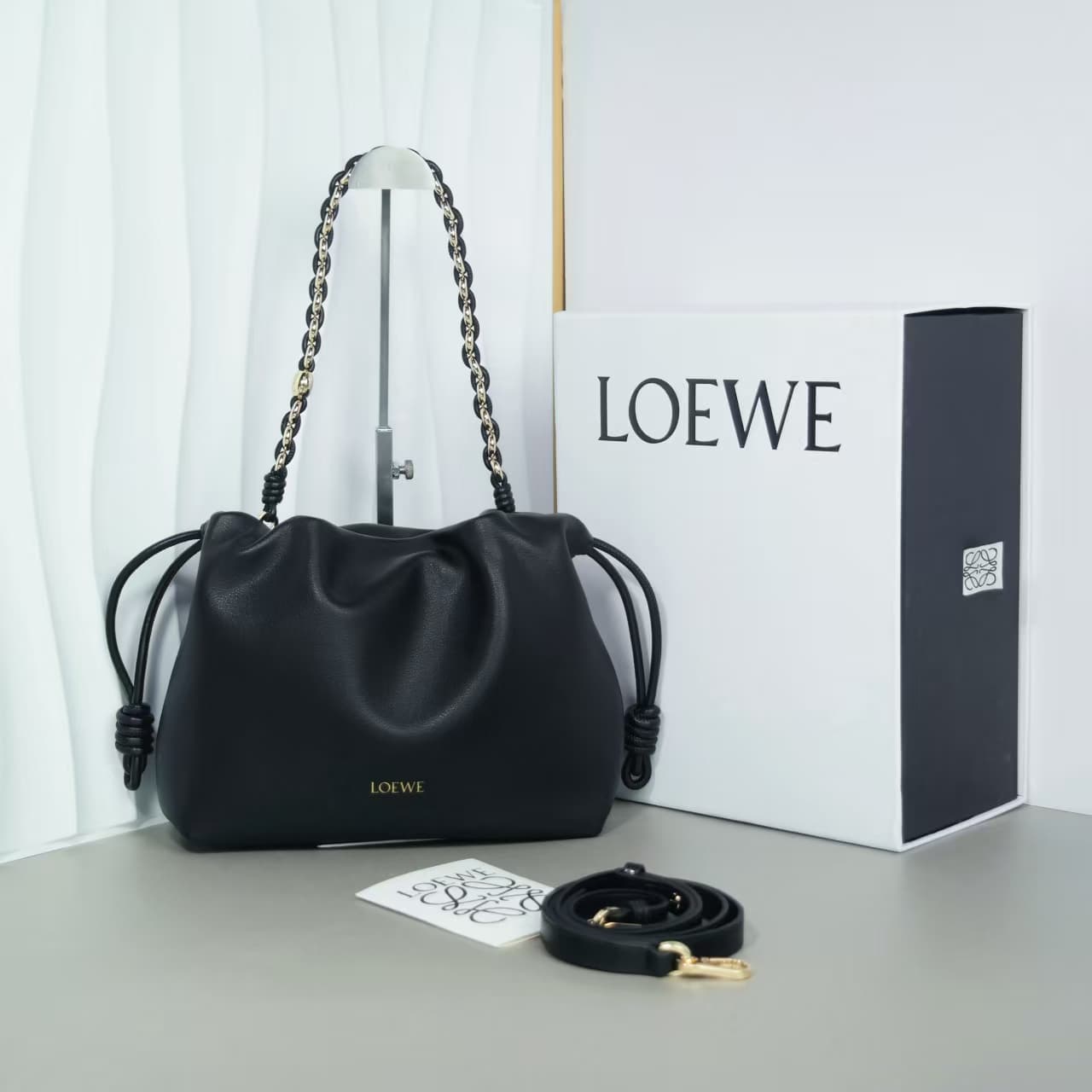 Loewe Gold Crossbody Bag