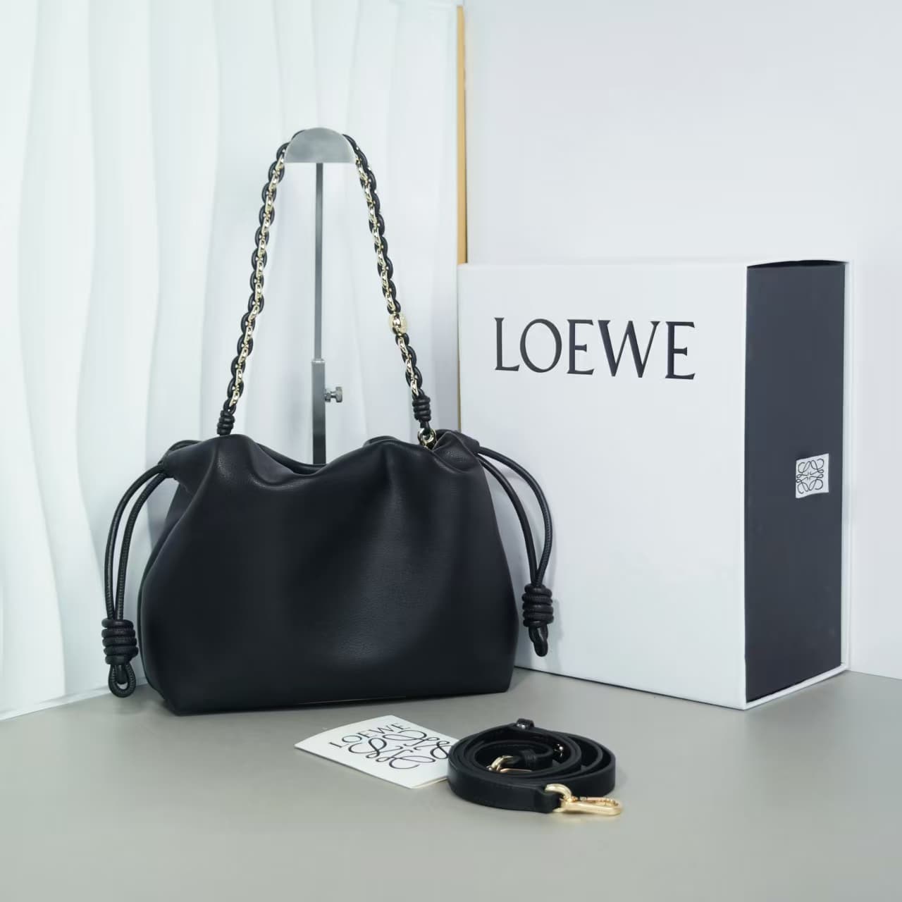 Loewe Gold Crossbody Bag