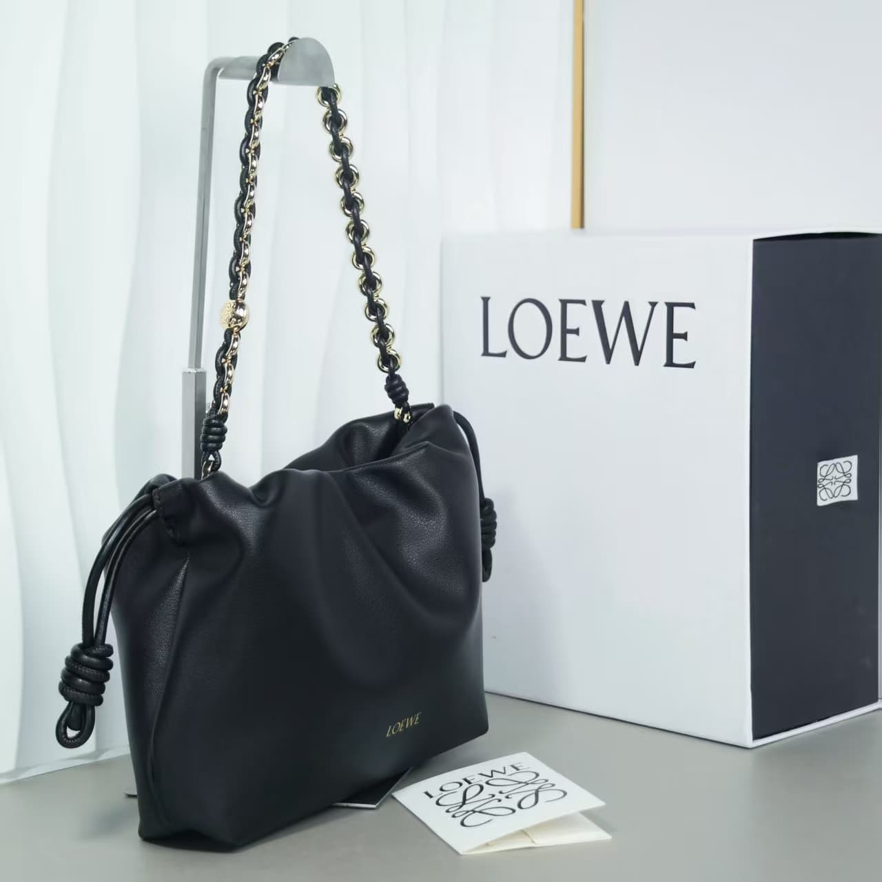 Loewe Gold Crossbody Bag