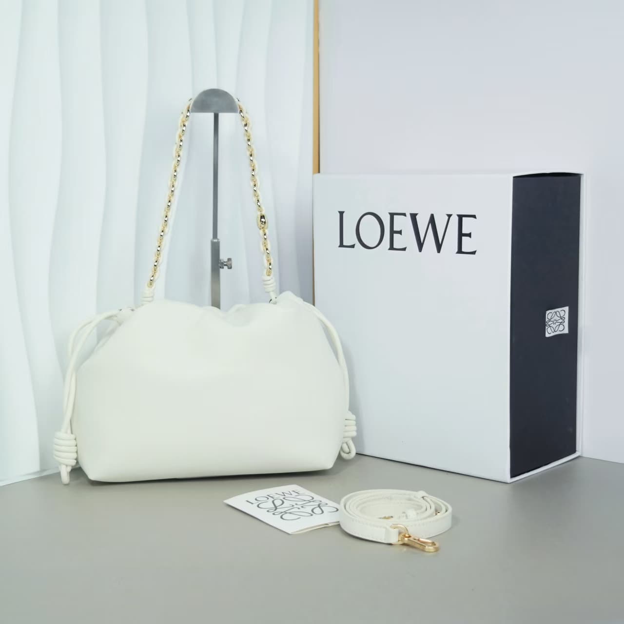 Loewe Gold Crossbody Bag