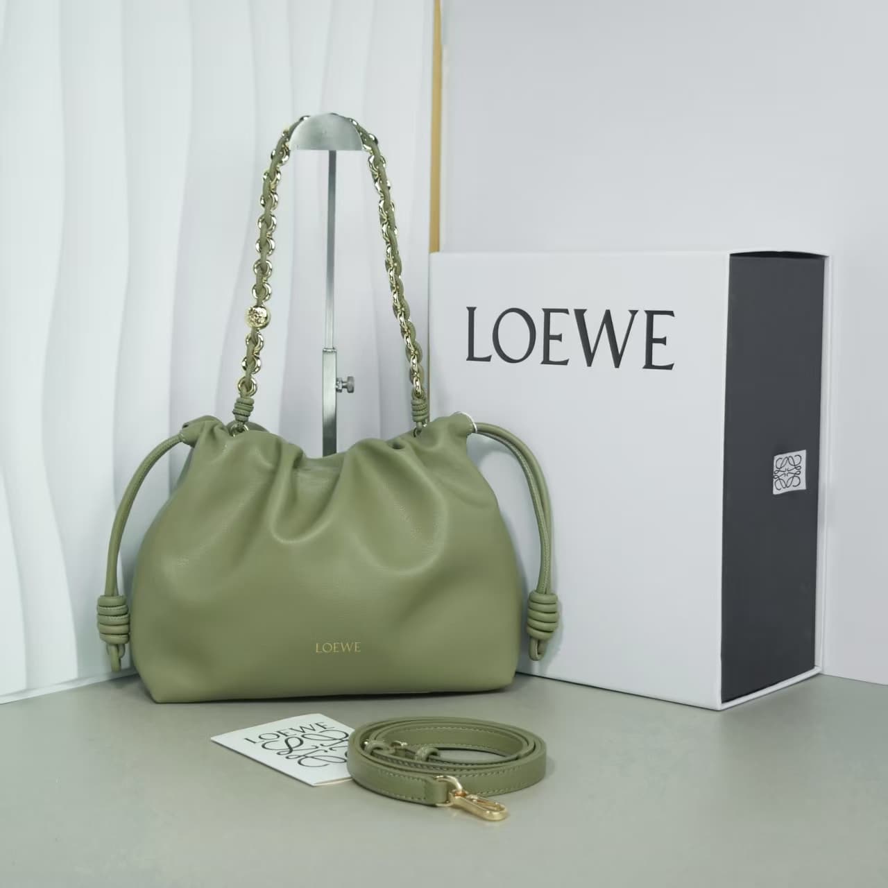 Loewe Gold Crossbody Bag
