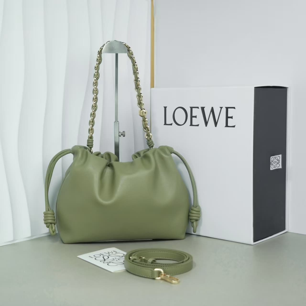 Loewe Gold Crossbody Bag