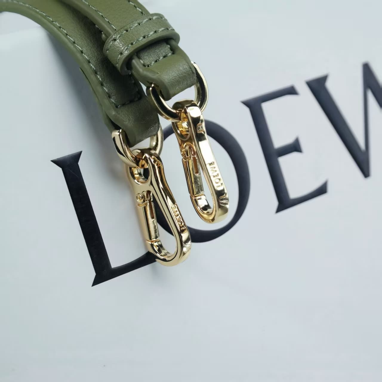 Loewe Gold Crossbody Bag