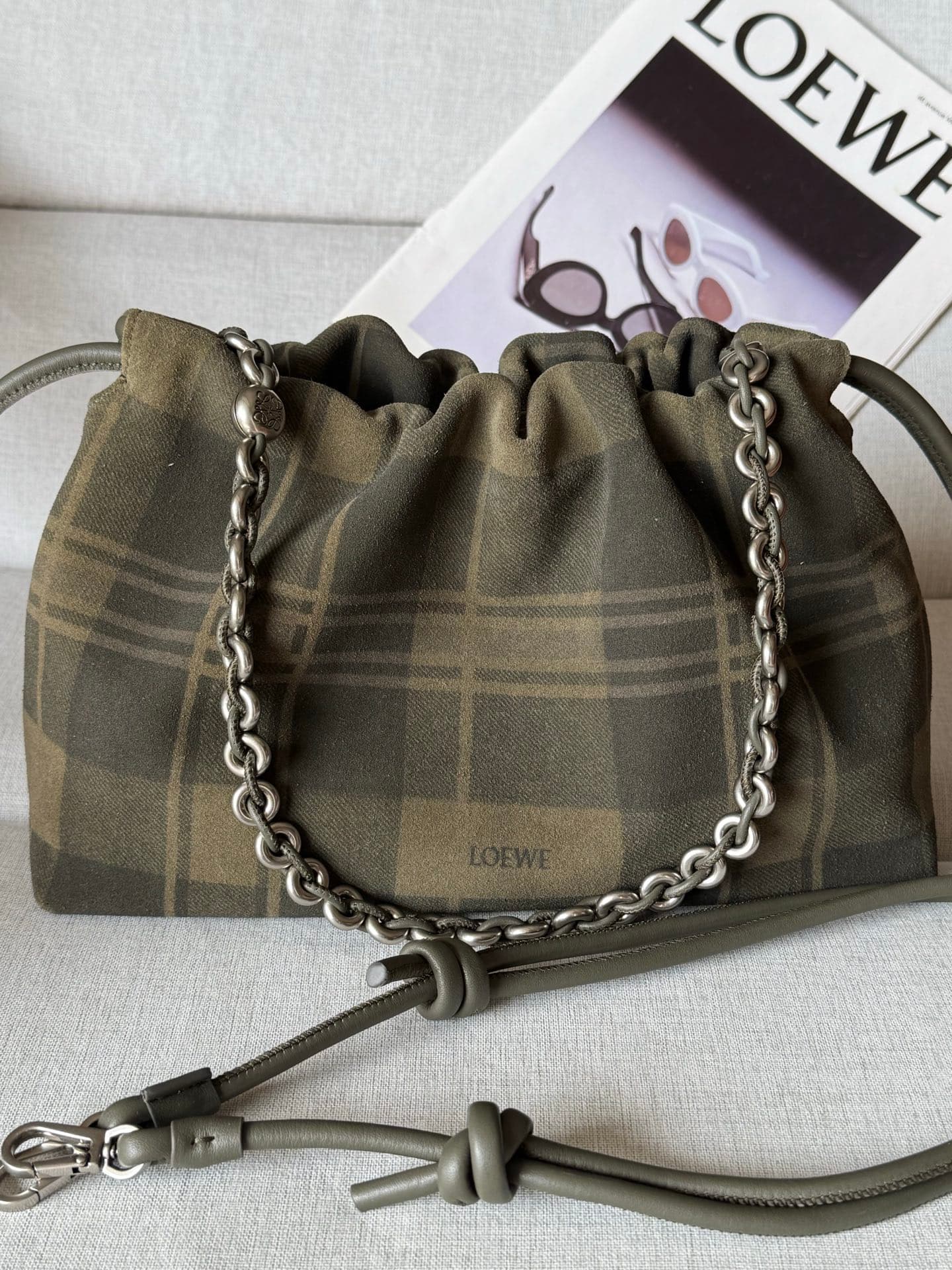 Loewe Green Pouch